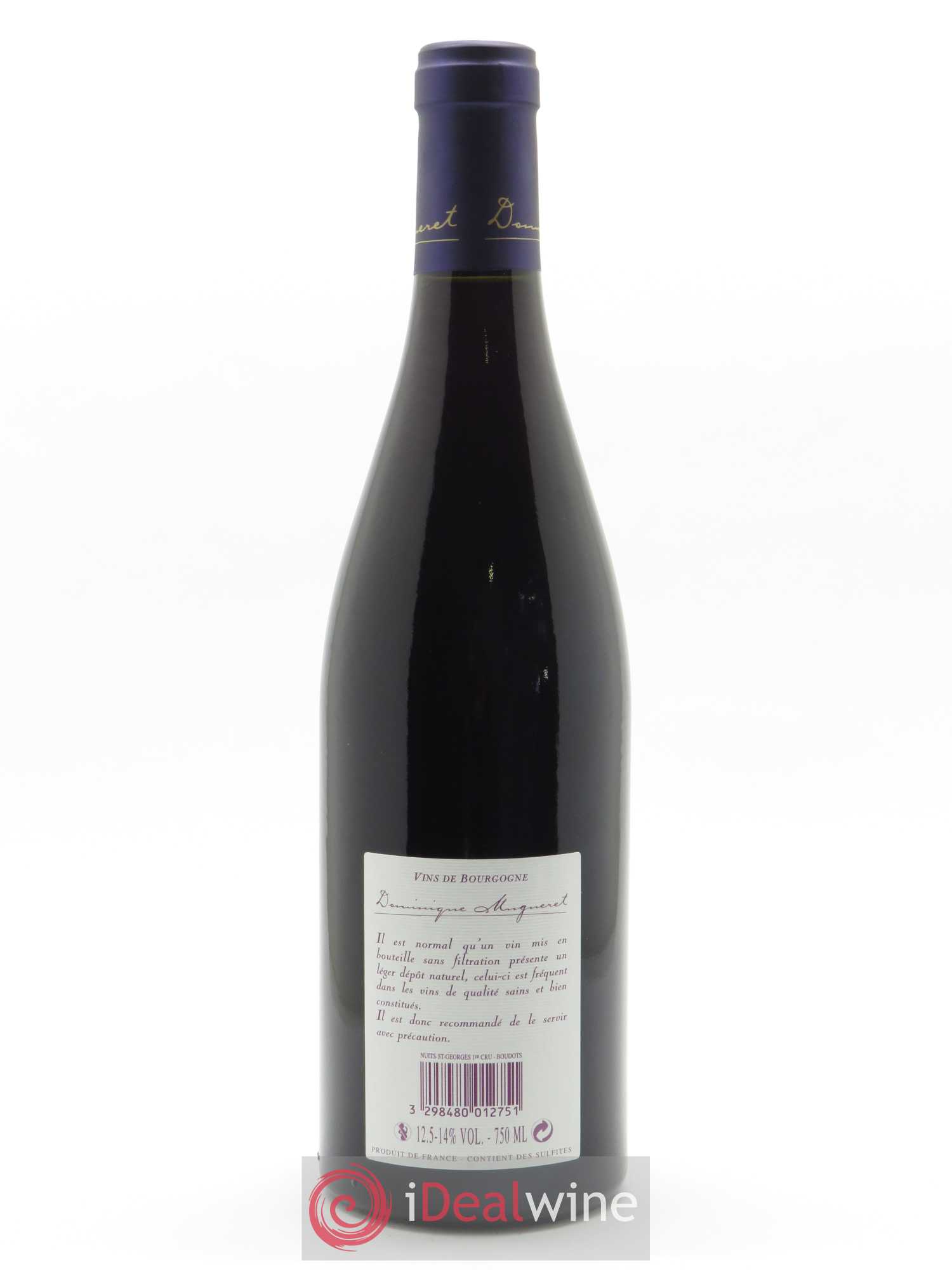 Nuits-Saint-Georges 1er Cru Les Boudots Dominique Mugneret (Domaine) 2008 - Lot de 1 bouteille - 1