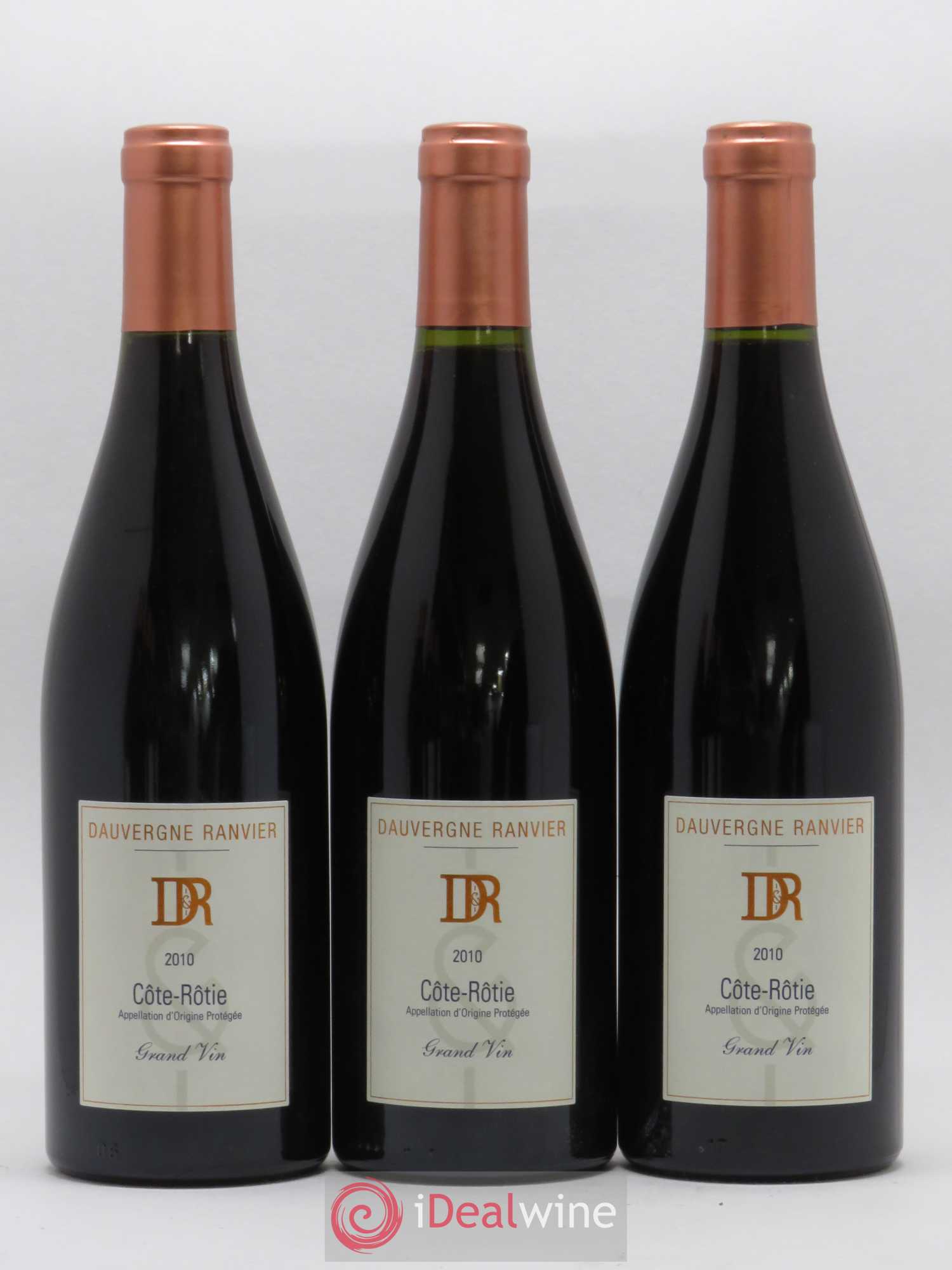 Côte-Rôtie Dauvergne Ranvier 2010 - Lot de 3 bouteilles - 0