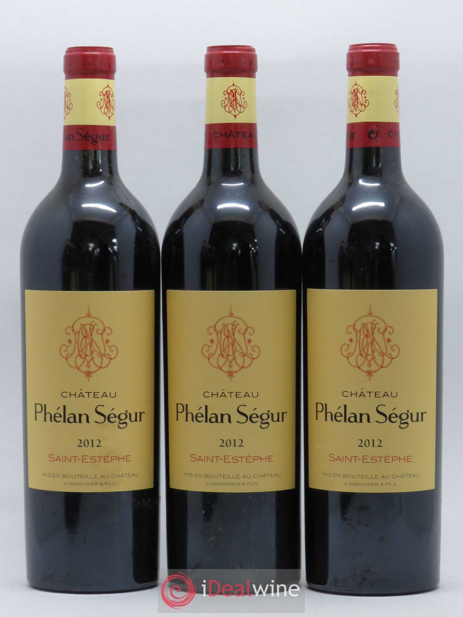 Château Phélan Ségur 2012 - Lot de 3 bouteilles - 0