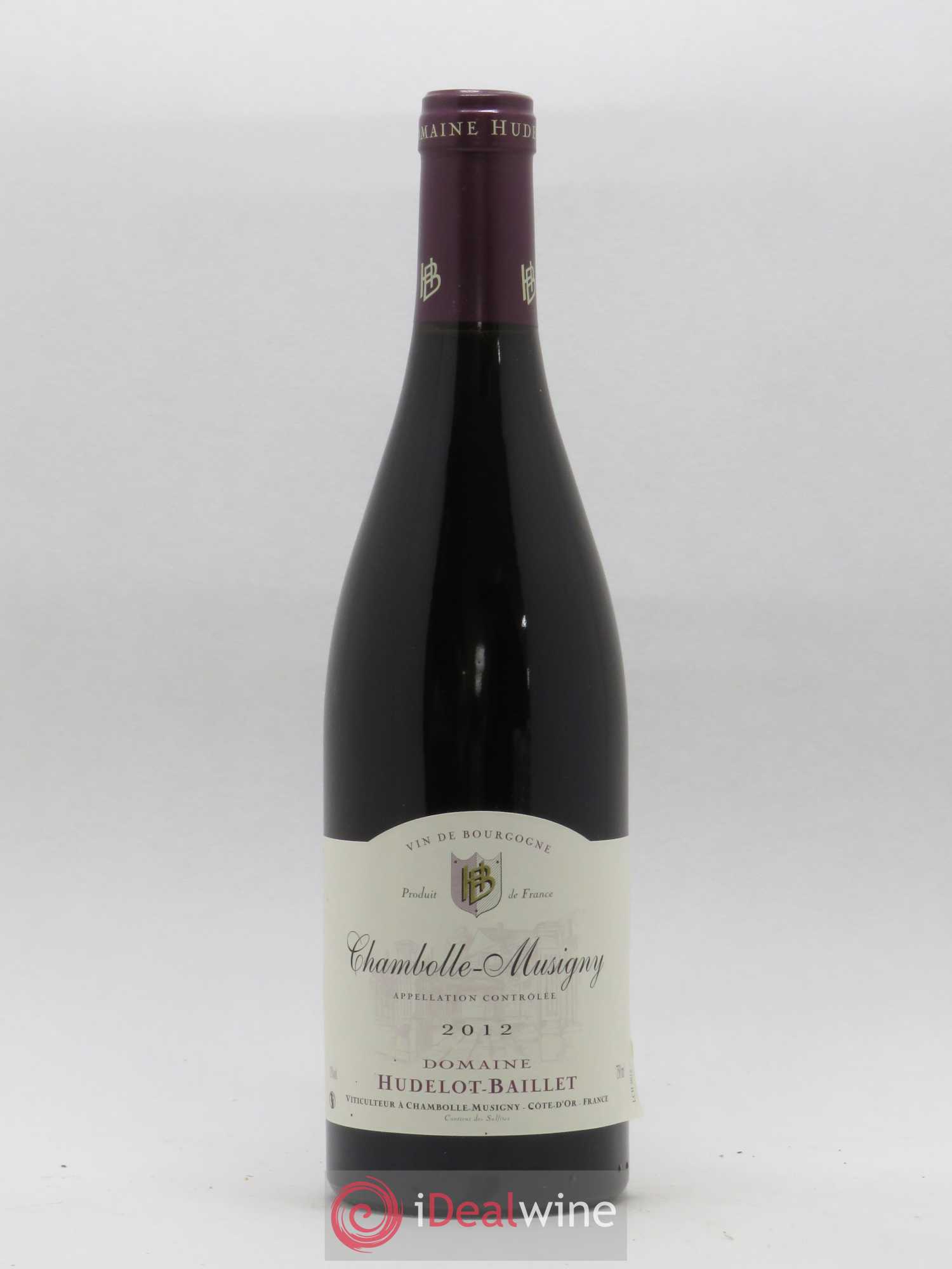 Chambolle-Musigny Hudelot Baillet 2012 - Lot de 1 bouteille - 0
