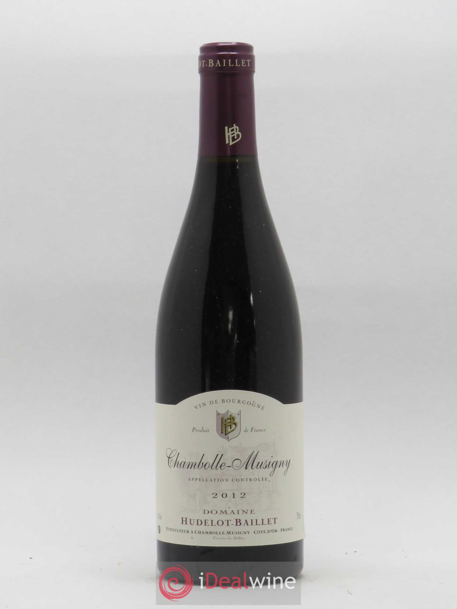 Chambolle-Musigny Hudelot Baillet 2012 - Lot de 1 bouteille - 0