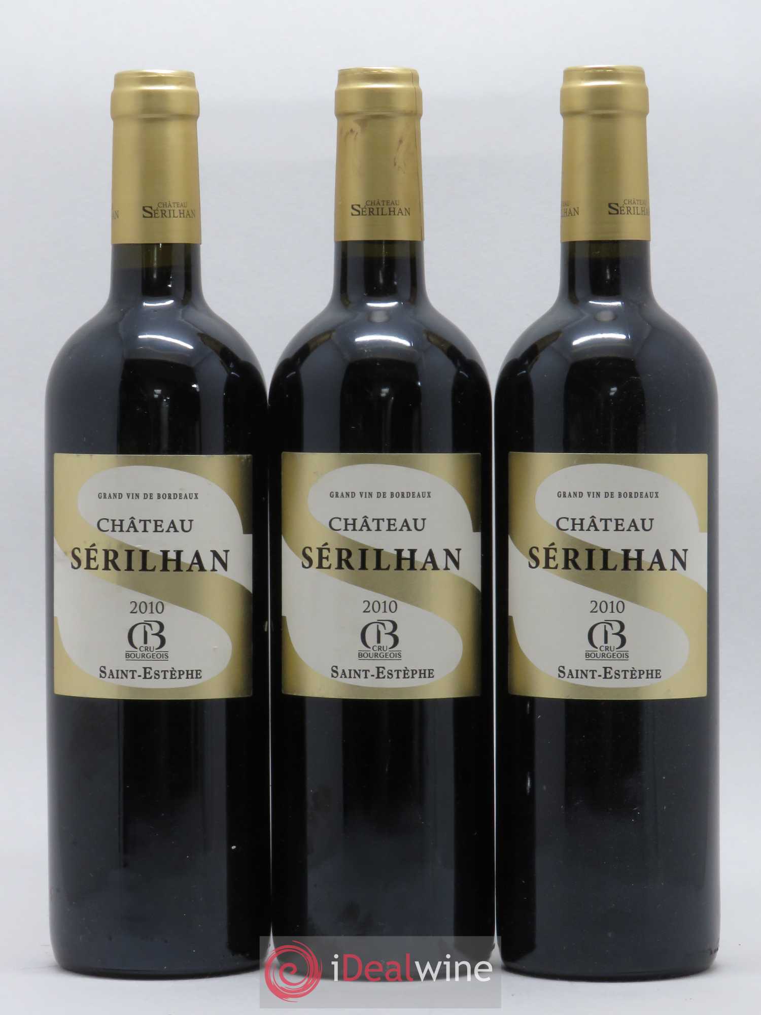 Château Sérilhan Cru bourgeois 2010 - Lot de 3 bouteilles - 0