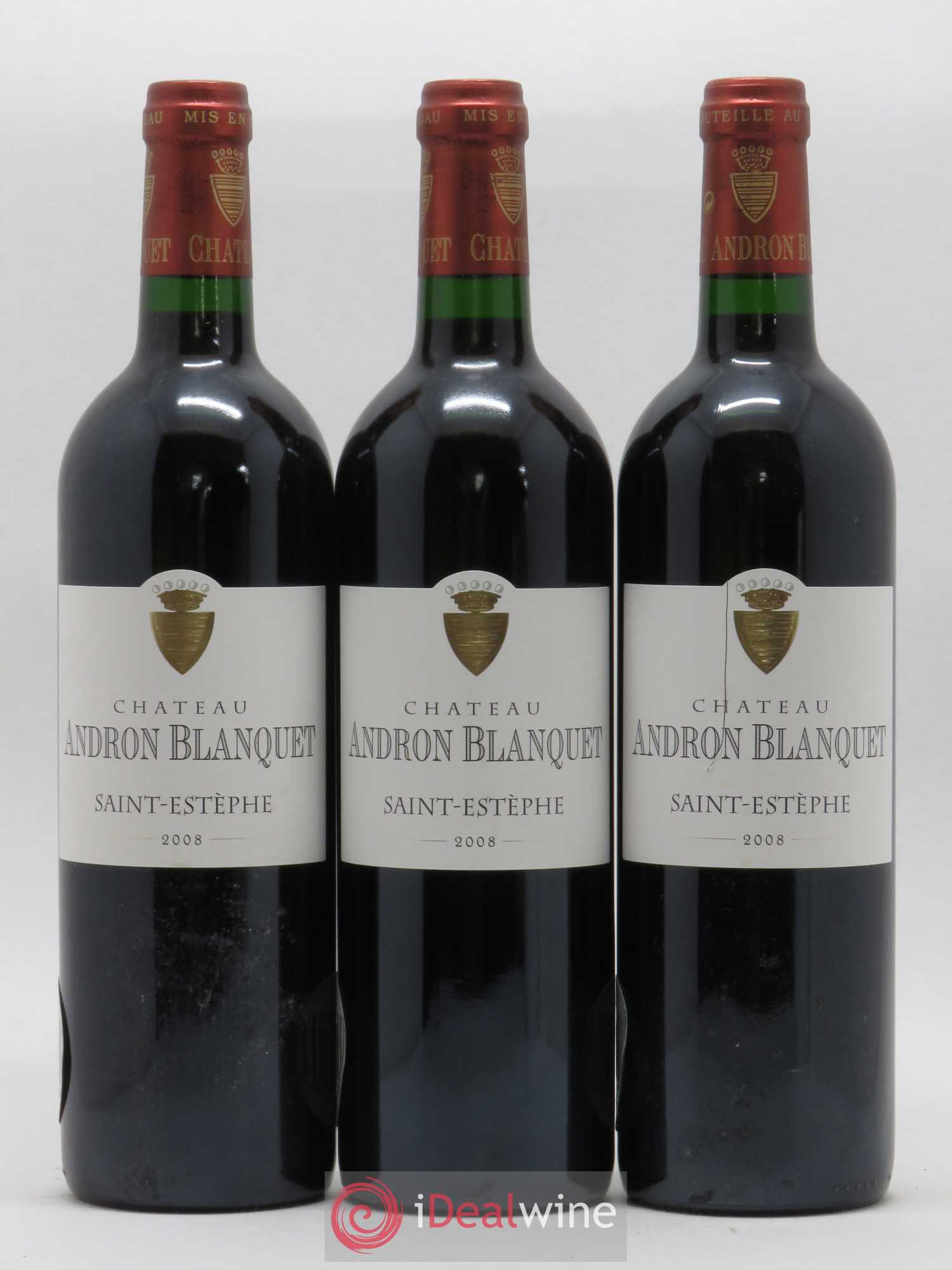 Saint-Estèphe Château Andron-Blanquet 2008 - Posten von 3 Flaschen - 0