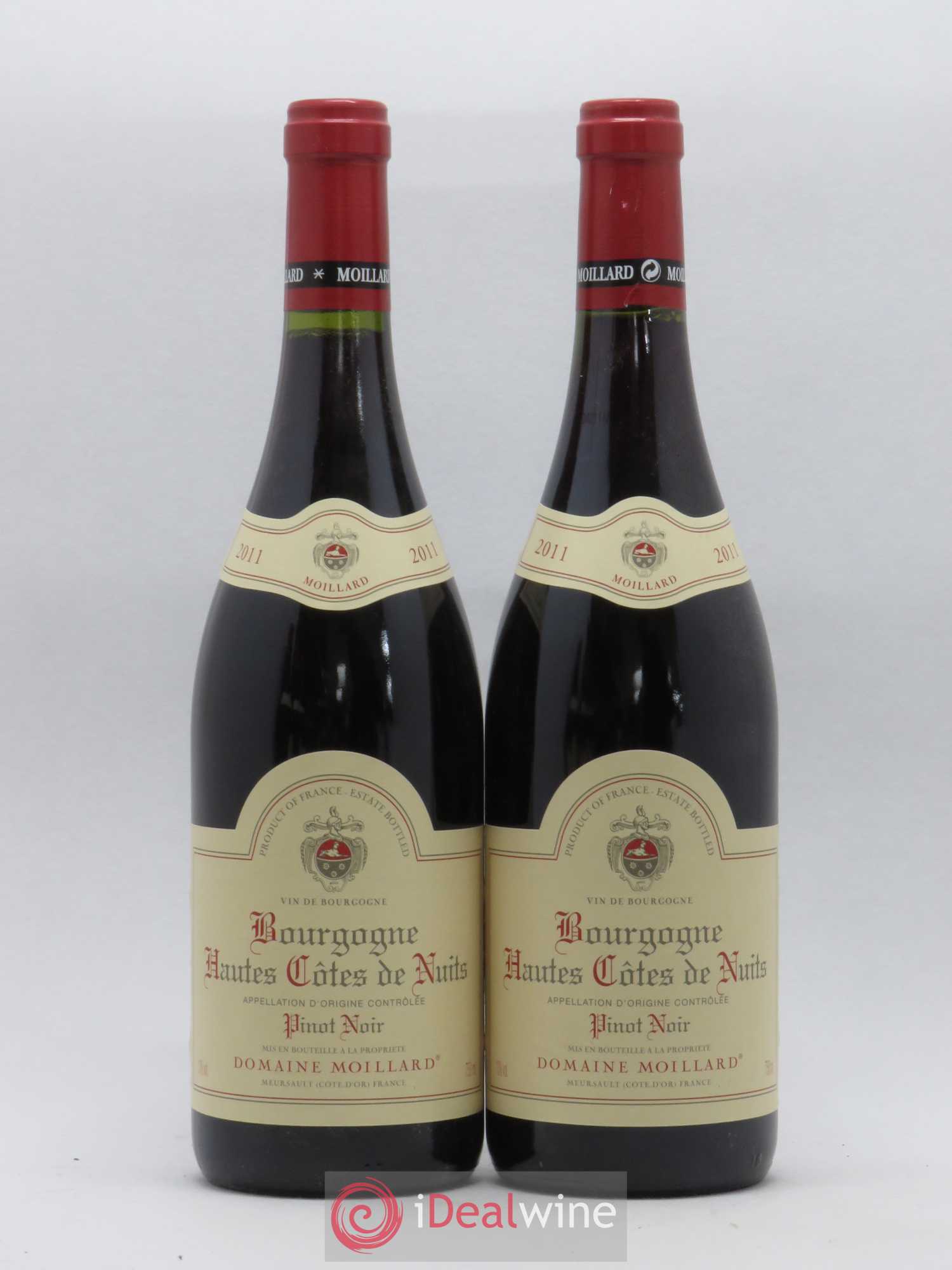 Hautes-Côtes de Nuits Moillard 2011 - Lot de 2 bouteilles - 0
