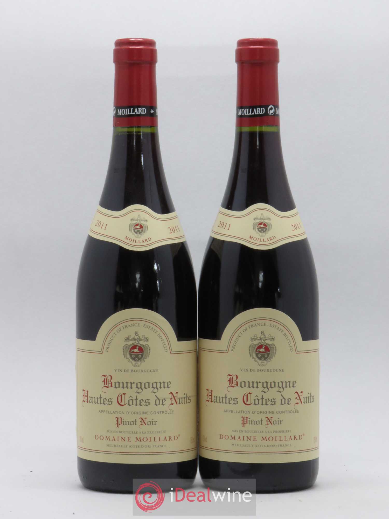 Hautes-Côtes de Nuits Moillard 2011 - Lot de 2 bouteilles - 0