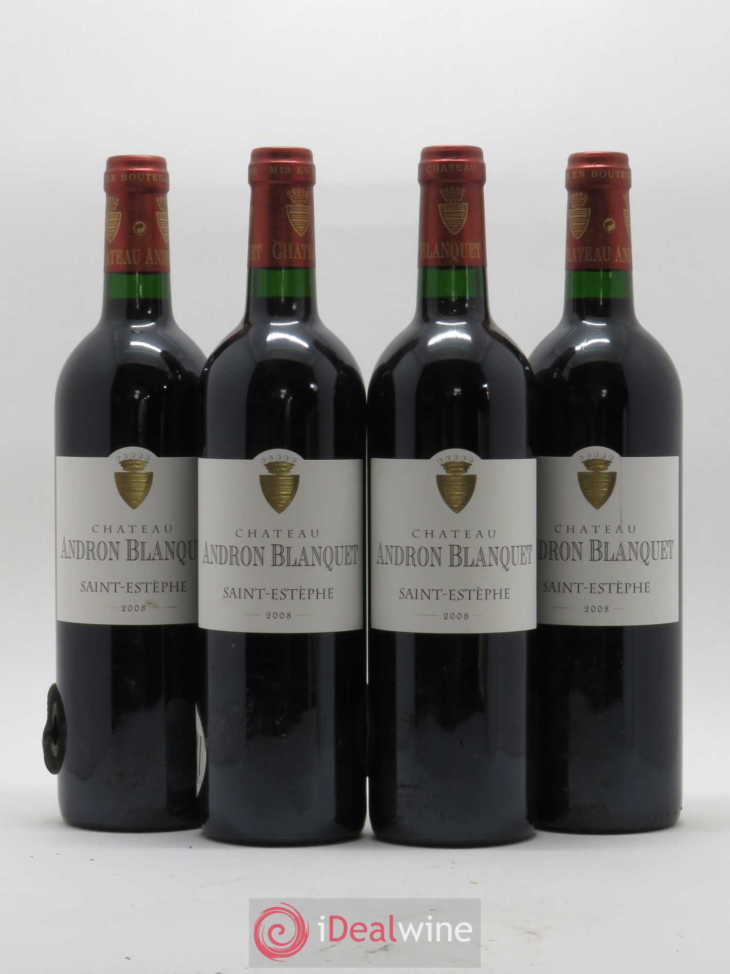 Saint-Estèphe Château Andron-Blanquet 2008 - Posten von 4 Flaschen - 0