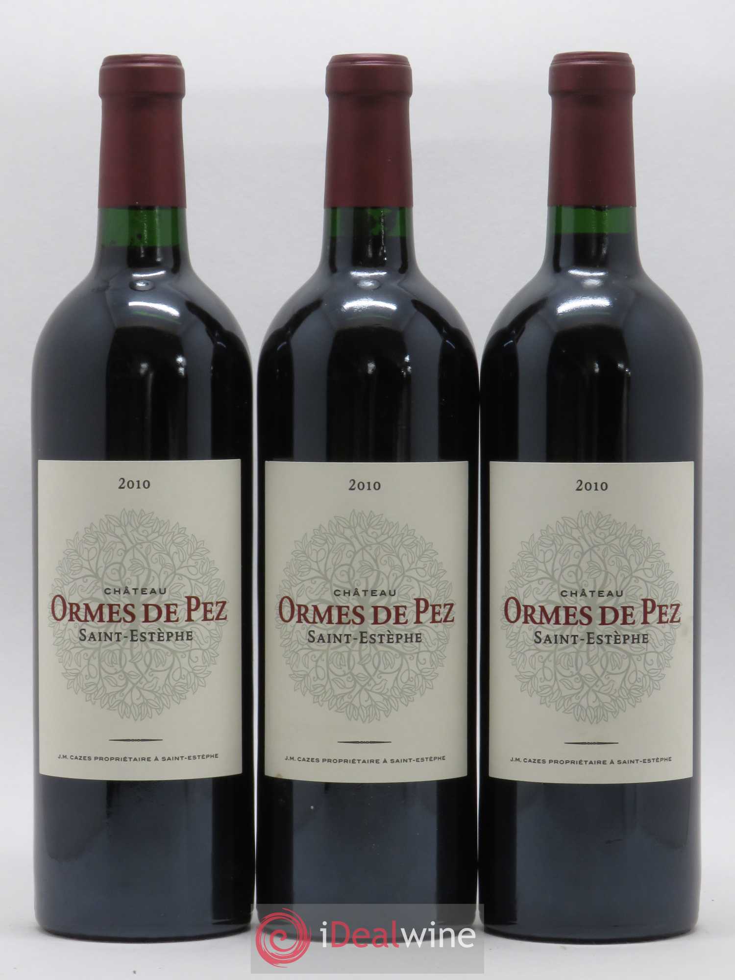Château les Ormes de Pez 2010 - Lot de 3 bouteilles - 0