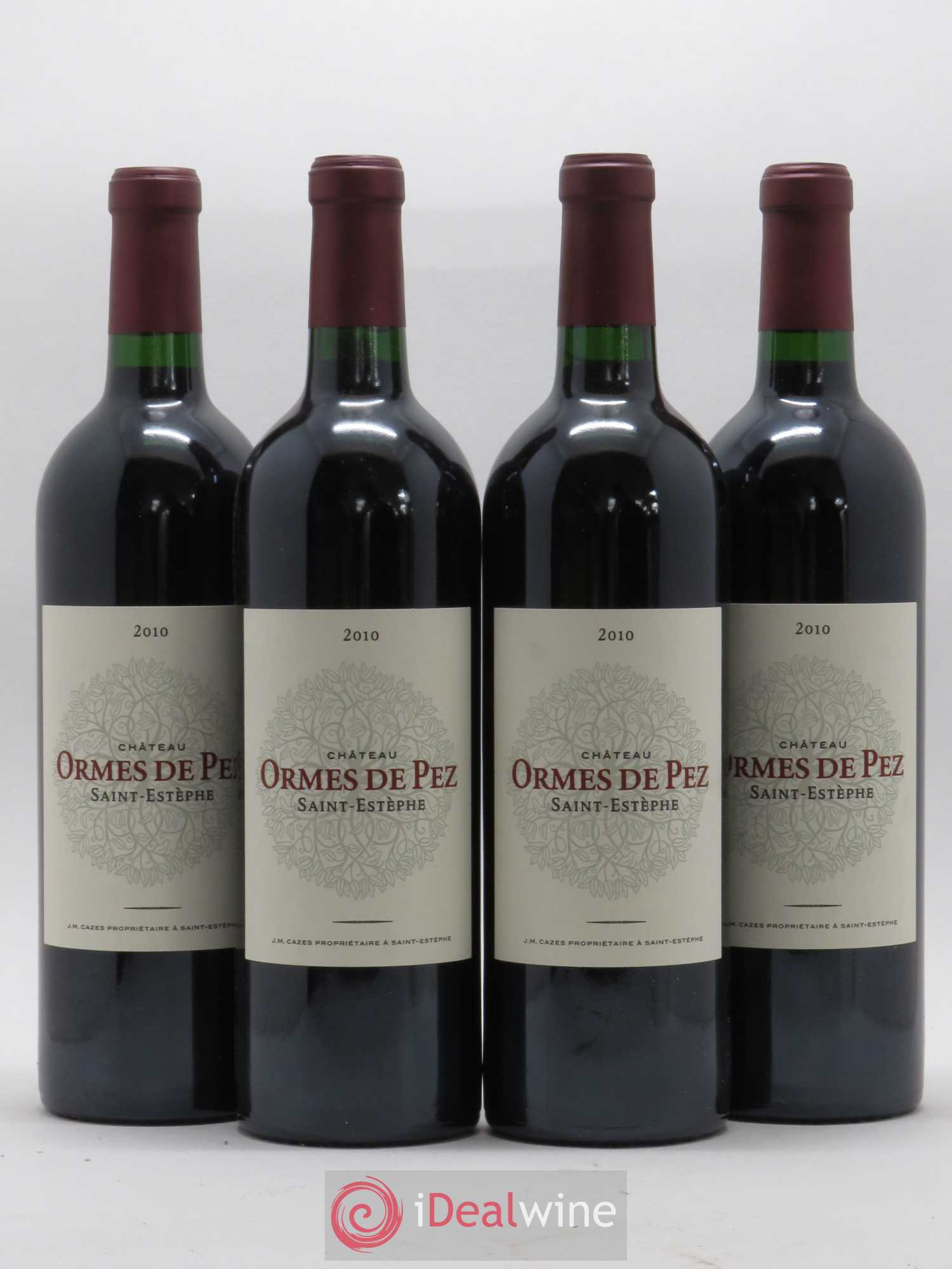 Château les Ormes de Pez 2010 - Lot de 4 bouteilles - 0