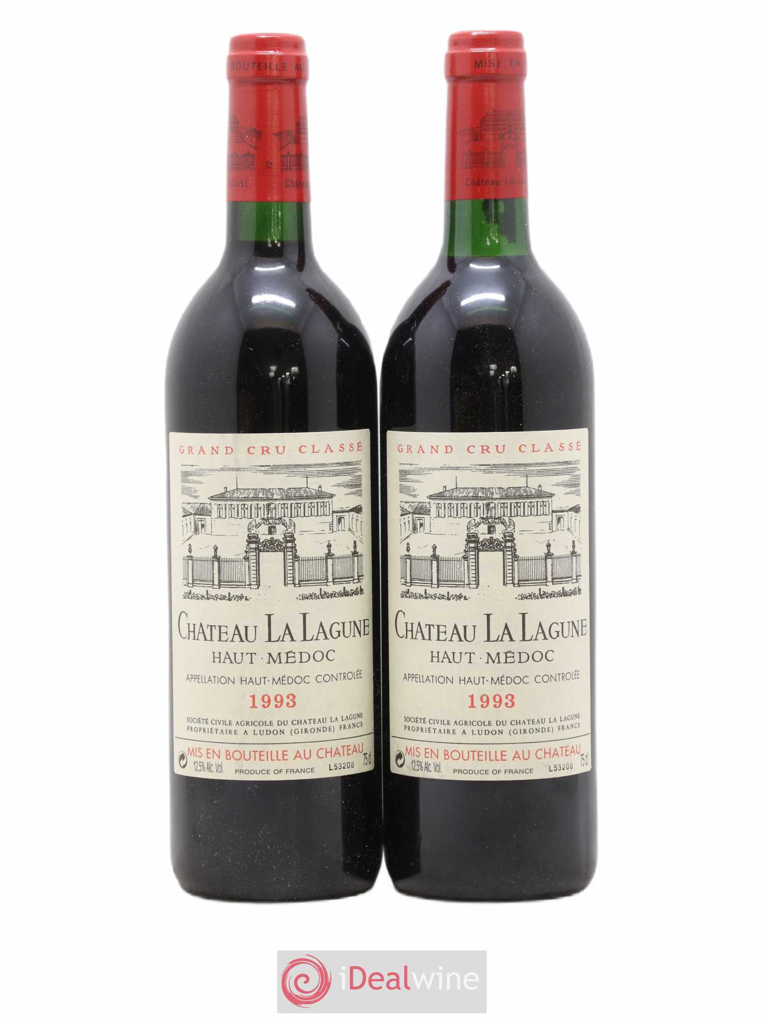 Château la Lagune 3ème Grand Cru Classé 1993 - Lot de 2 bouteilles - 0