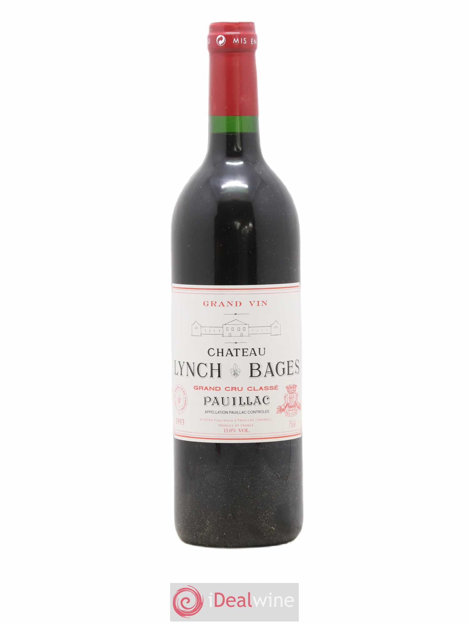 Château Lynch Bages 5ème Grand Cru Classé 1993 - Lot de 1 bouteille - 0