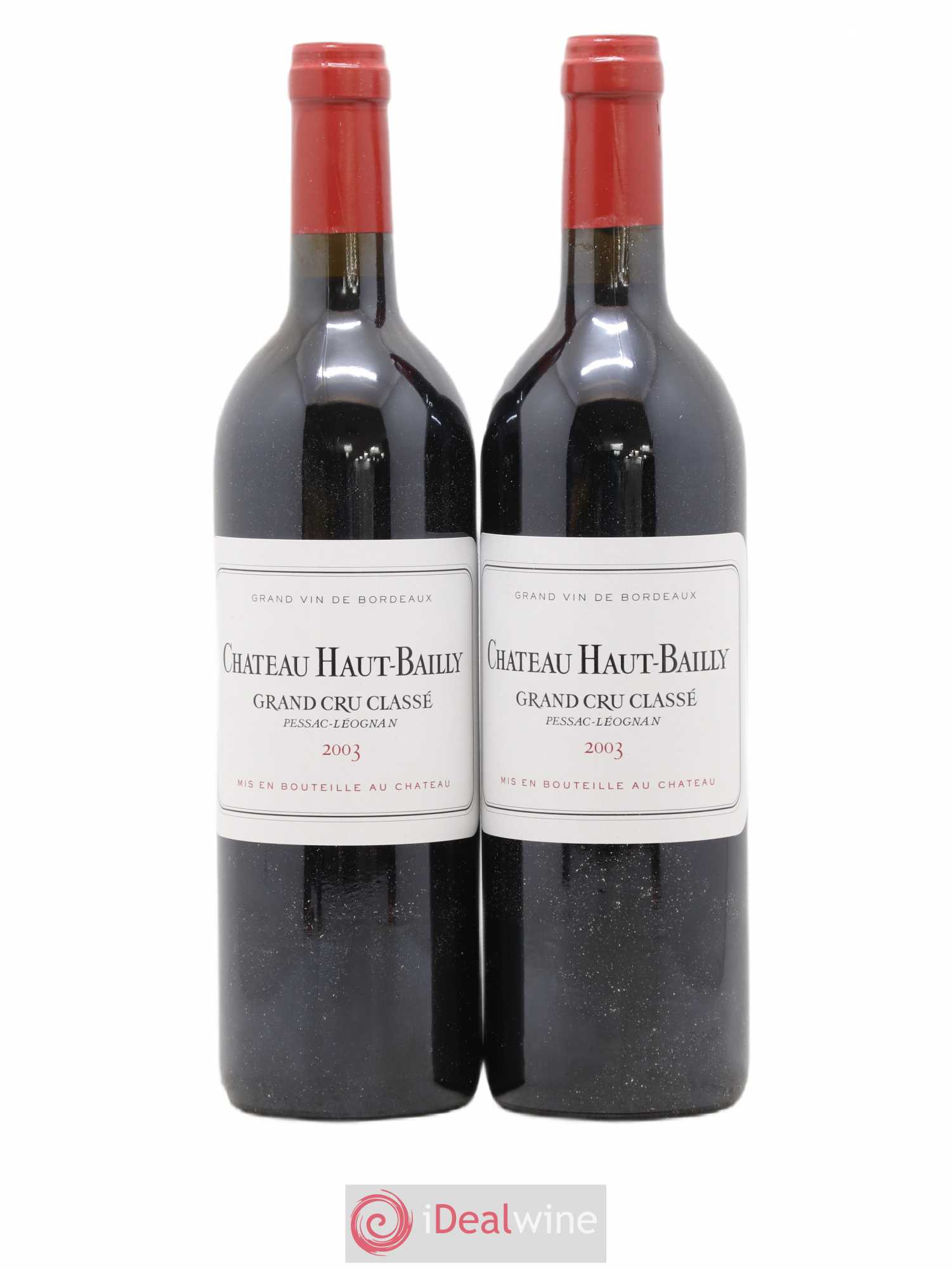 Château Haut-Bailly Cru Classé de Graves 2003 - Lot de 2 bouteilles - 0
