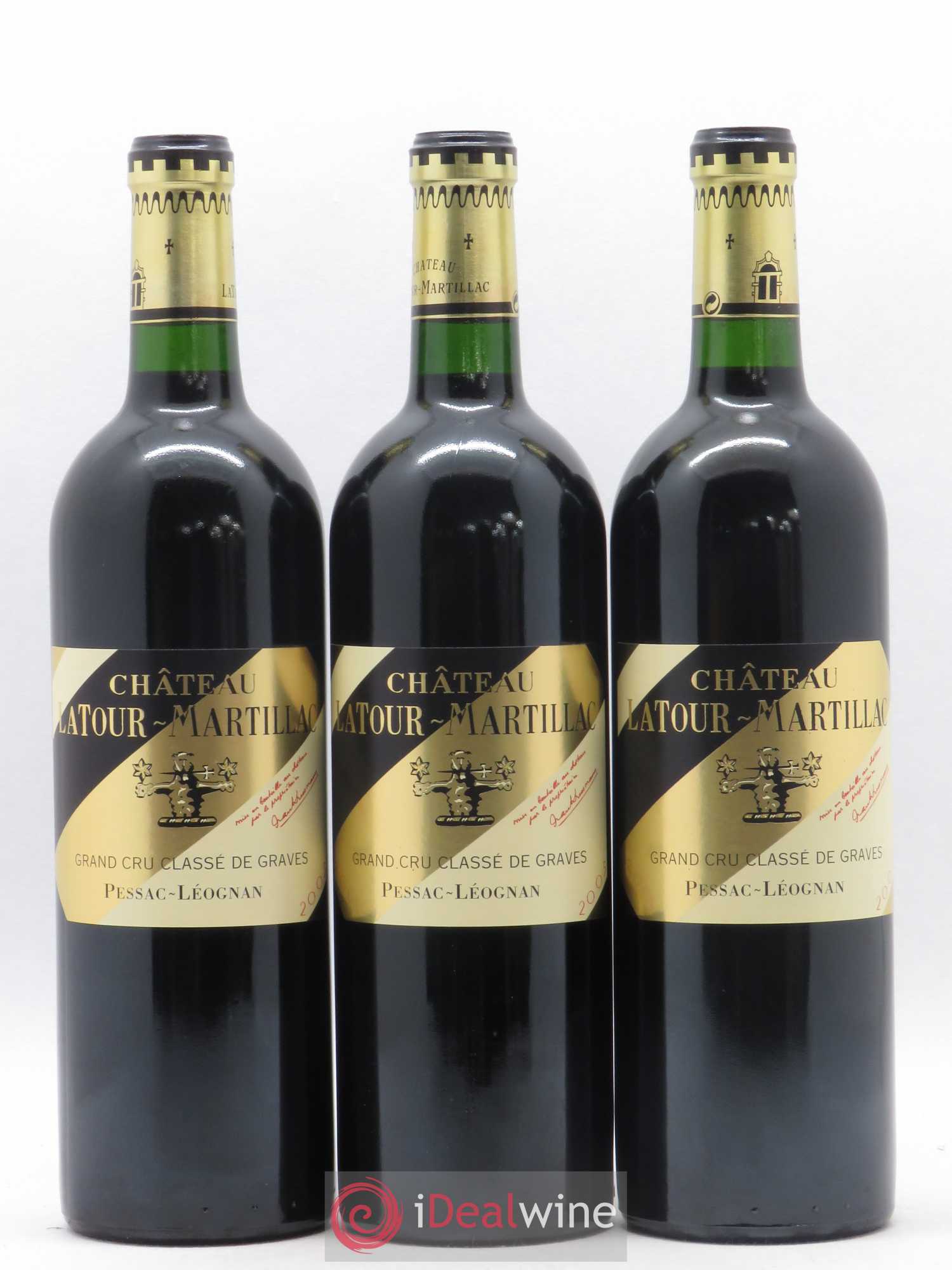 Château Latour-Martillac Cru Classé de Graves 2005 - Lot de 3 bouteilles - 0