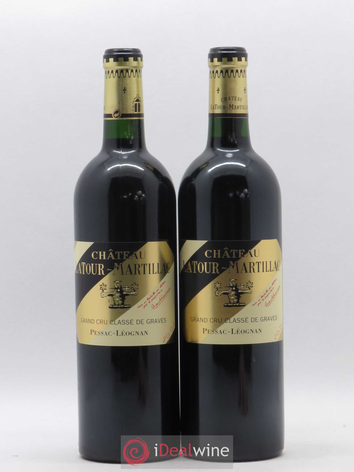 Château Latour-Martillac Cru Classé de Graves 2005 - Lot de 2 bouteilles - 0