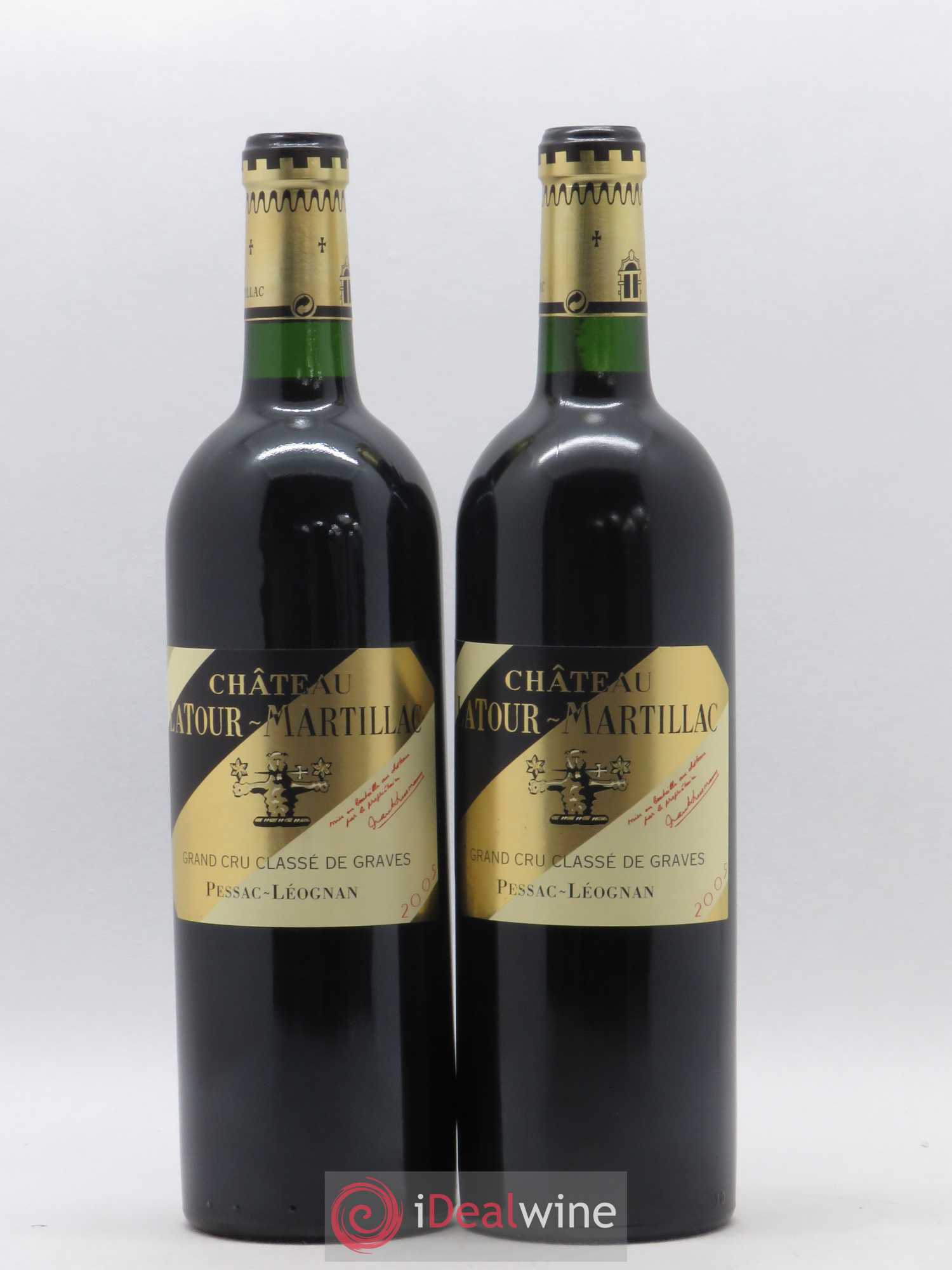 Château Latour-Martillac Cru Classé de Graves 2005 - Lot de 2 bouteilles - 0