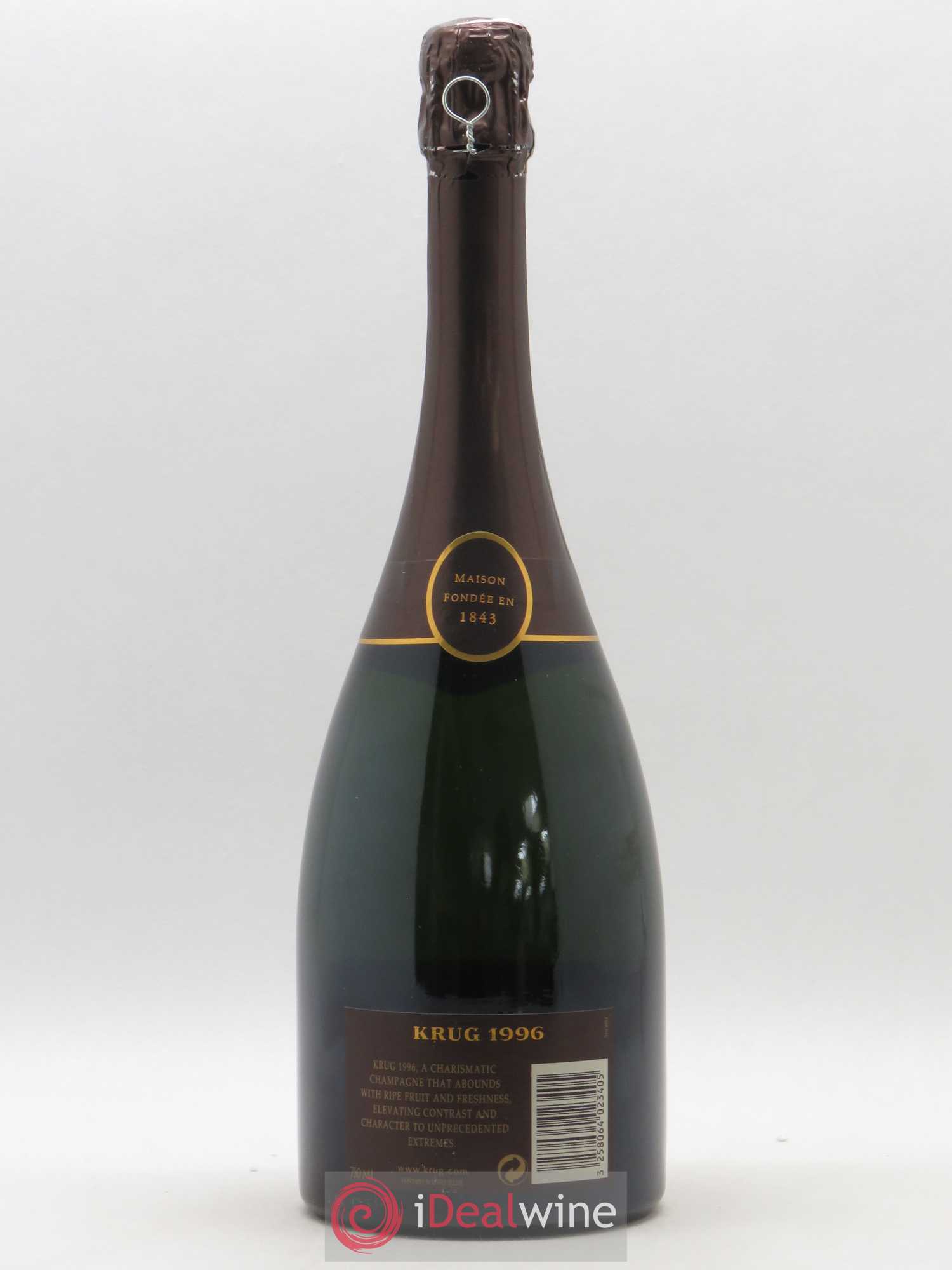 Vintage Krug 1996 - Lot de 1 bouteille - 1