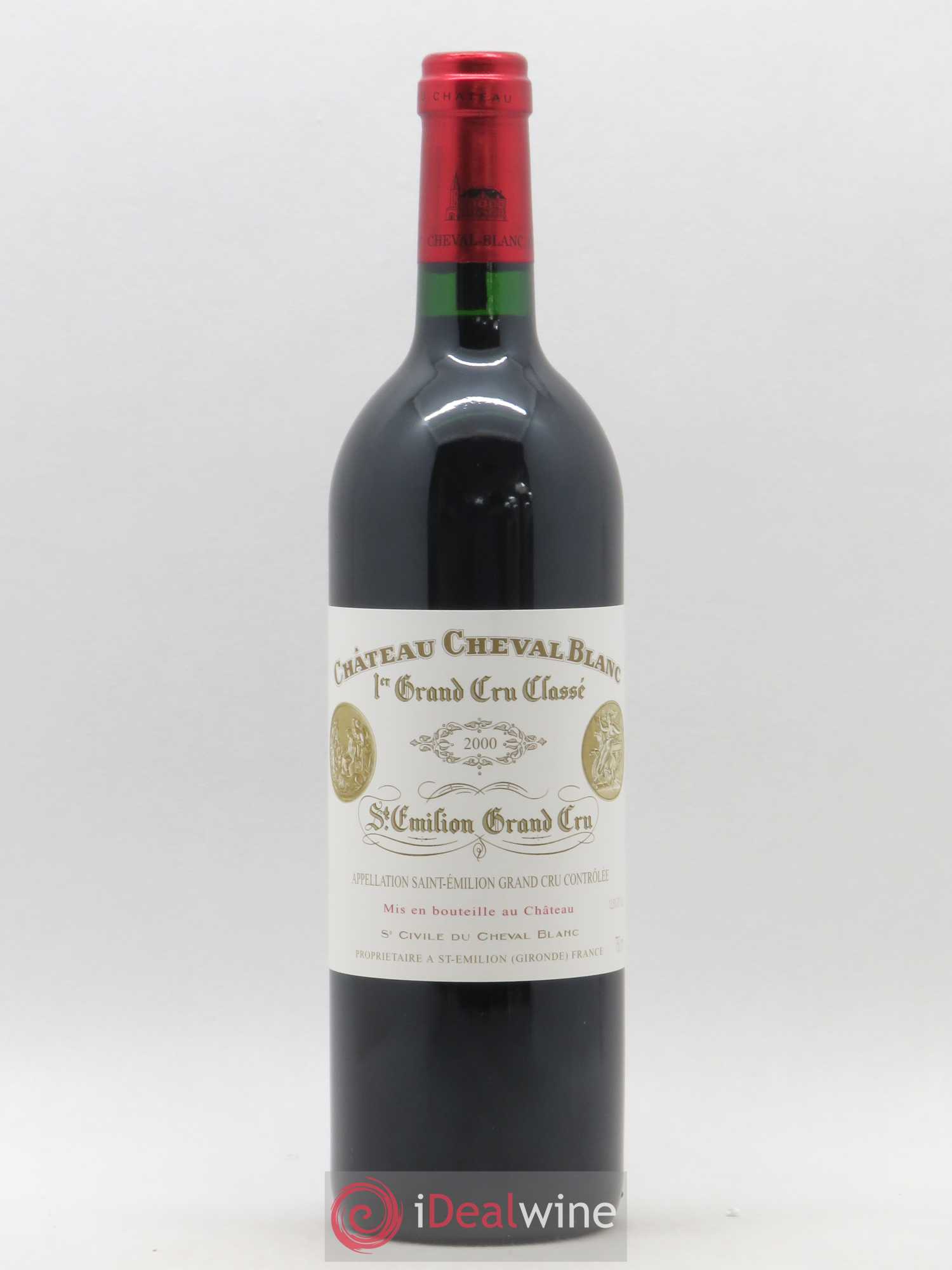 Château Cheval Blanc 1er Grand Cru Classé A 2000 - Lot de 1 bouteille - 0