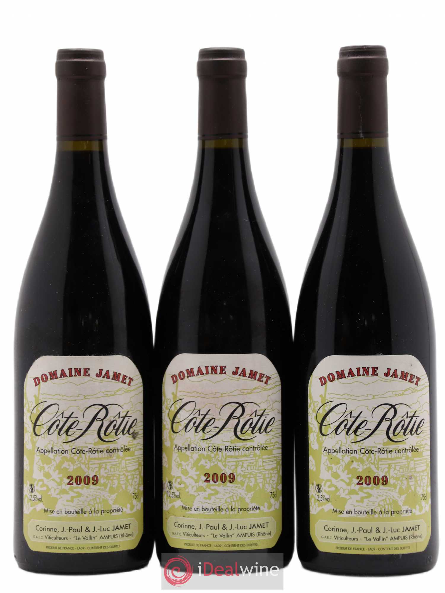 Côte-Rôtie Jamet (Domaine) 2009 - Lot de 3 bouteilles - 0