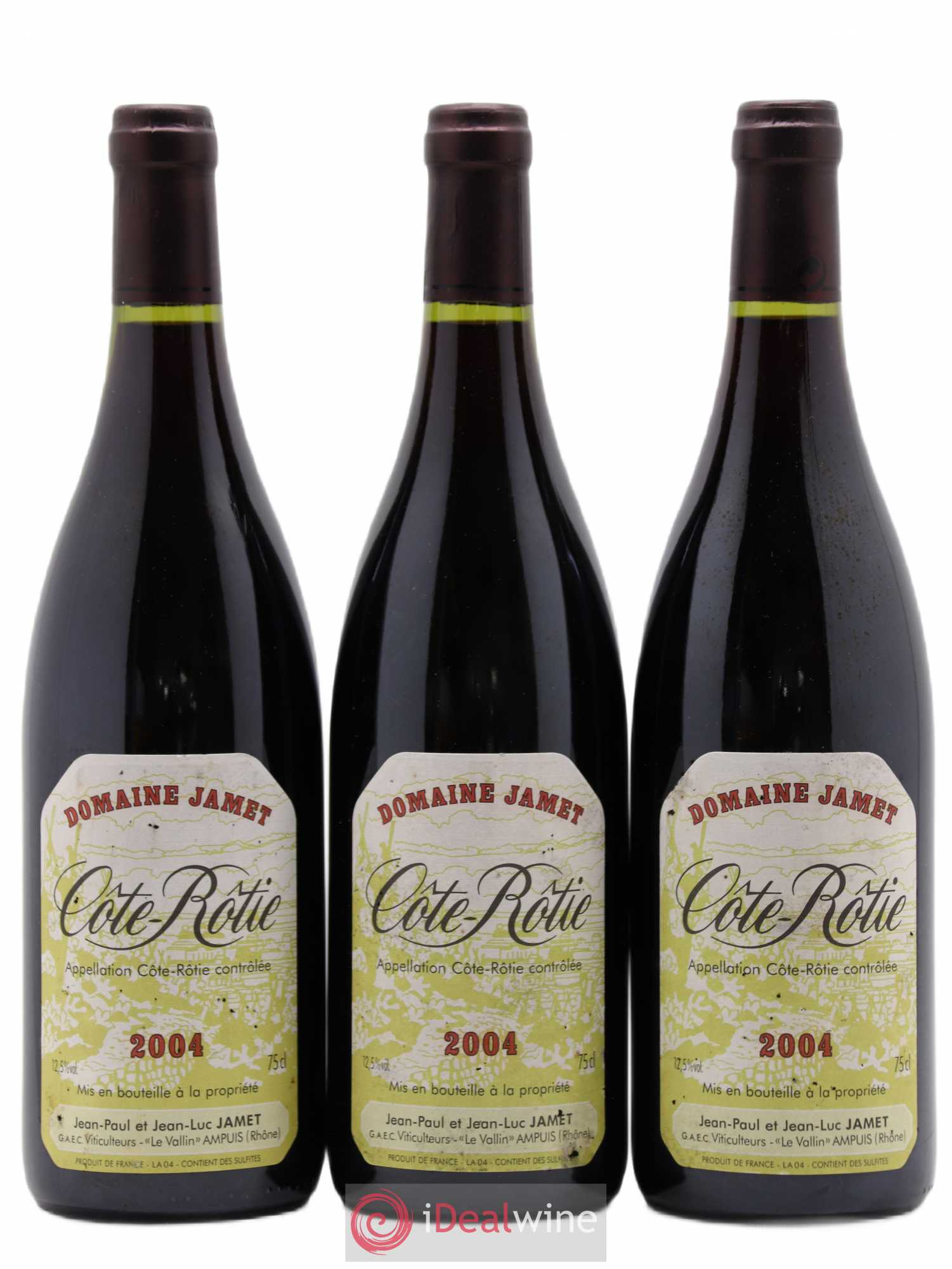 Côte-Rôtie Jamet (Domaine) 2004 - Lot de 3 bouteilles - 0