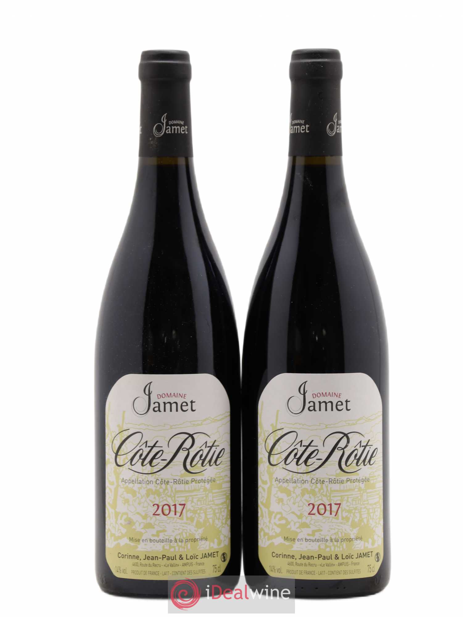 Côte-Rôtie Jamet (Domaine) 2017 - Lot de 2 bouteilles - 0