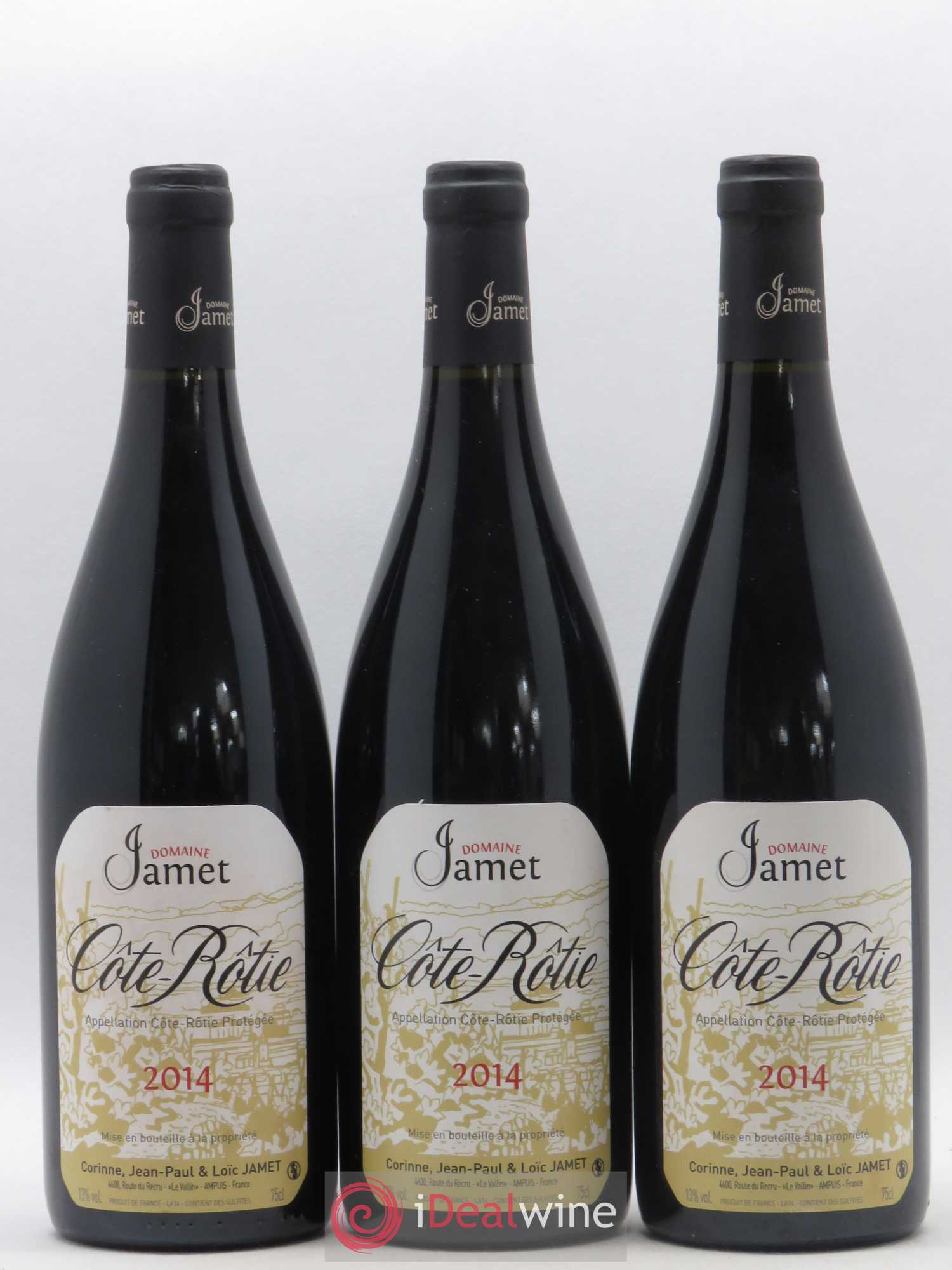Côte-Rôtie Jamet (Domaine) 2014 - Lot de 3 bouteilles - 0