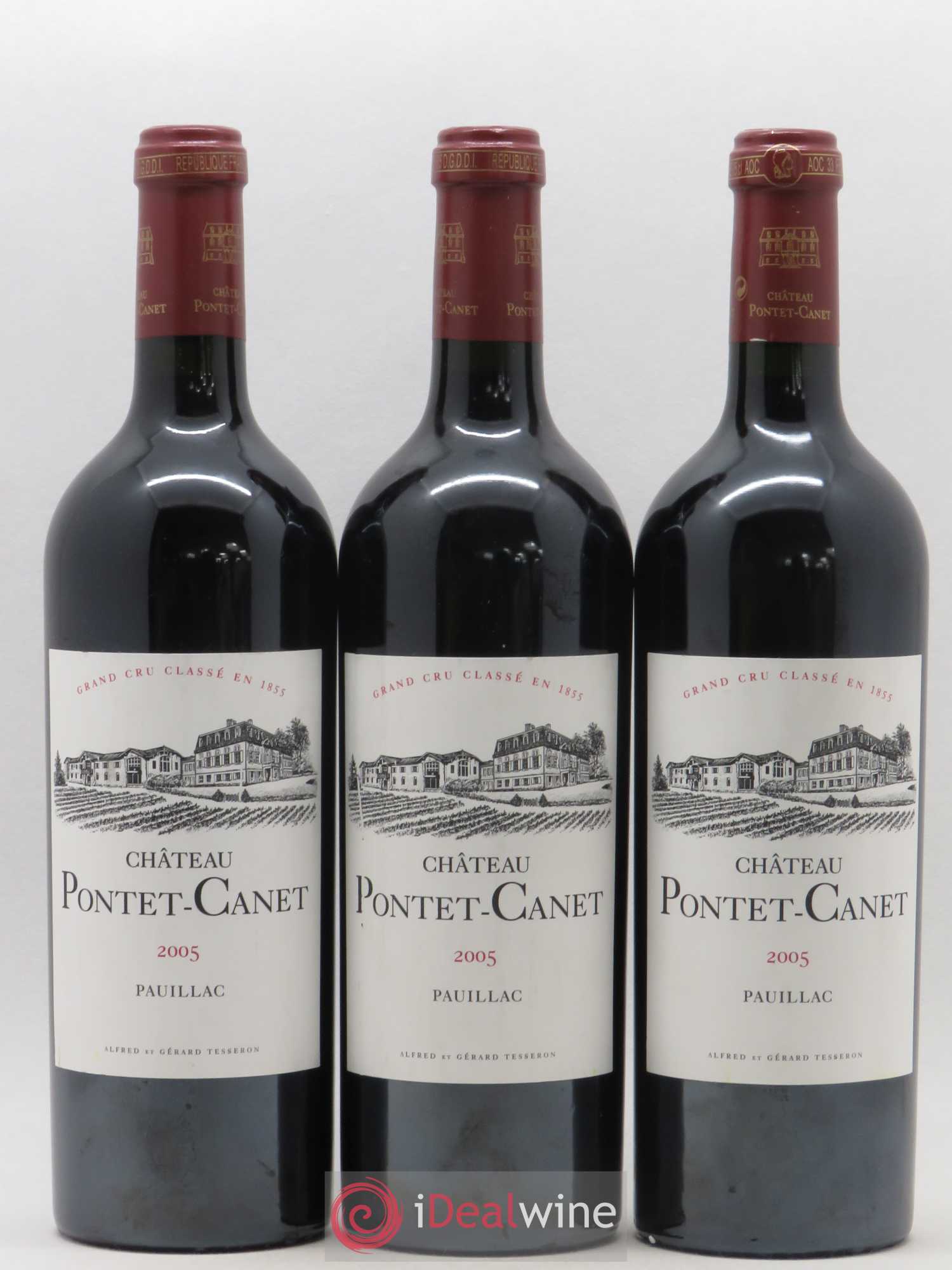 Château Pontet Canet 5ème Grand Cru Classé 2005 - Lot de 6 bouteilles - 2