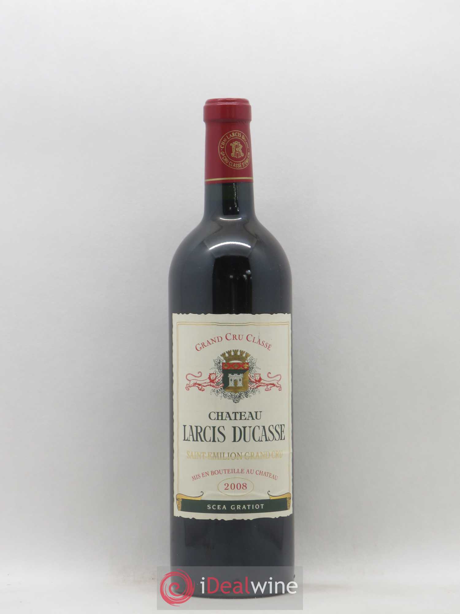 Château Larcis Ducasse 1er Grand Cru Classé B 2008 - Lot de 1 bouteille - 0