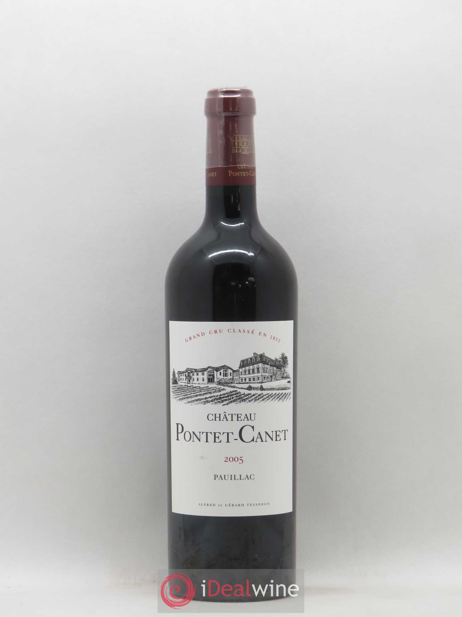 Château Pontet Canet 5ème Grand Cru Classé 2005 - Lot de 1 bouteille - 0