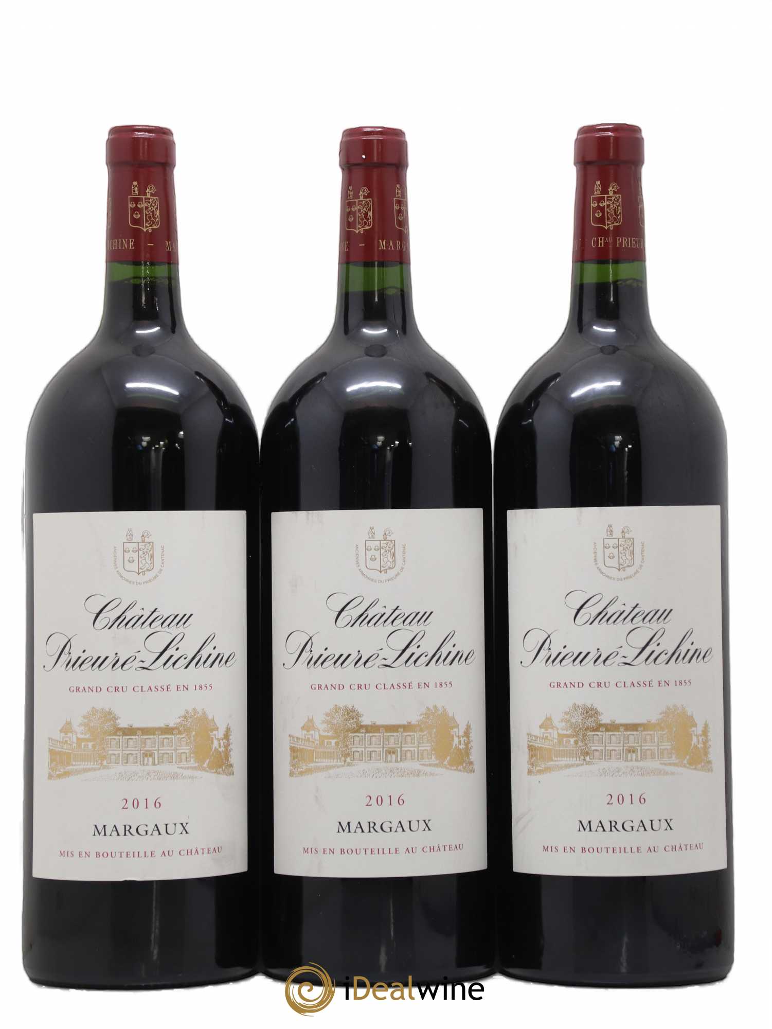 Château Prieuré Lichine 4ème Grand Cru Classé 2016 - Lot de 3 magnums - 0