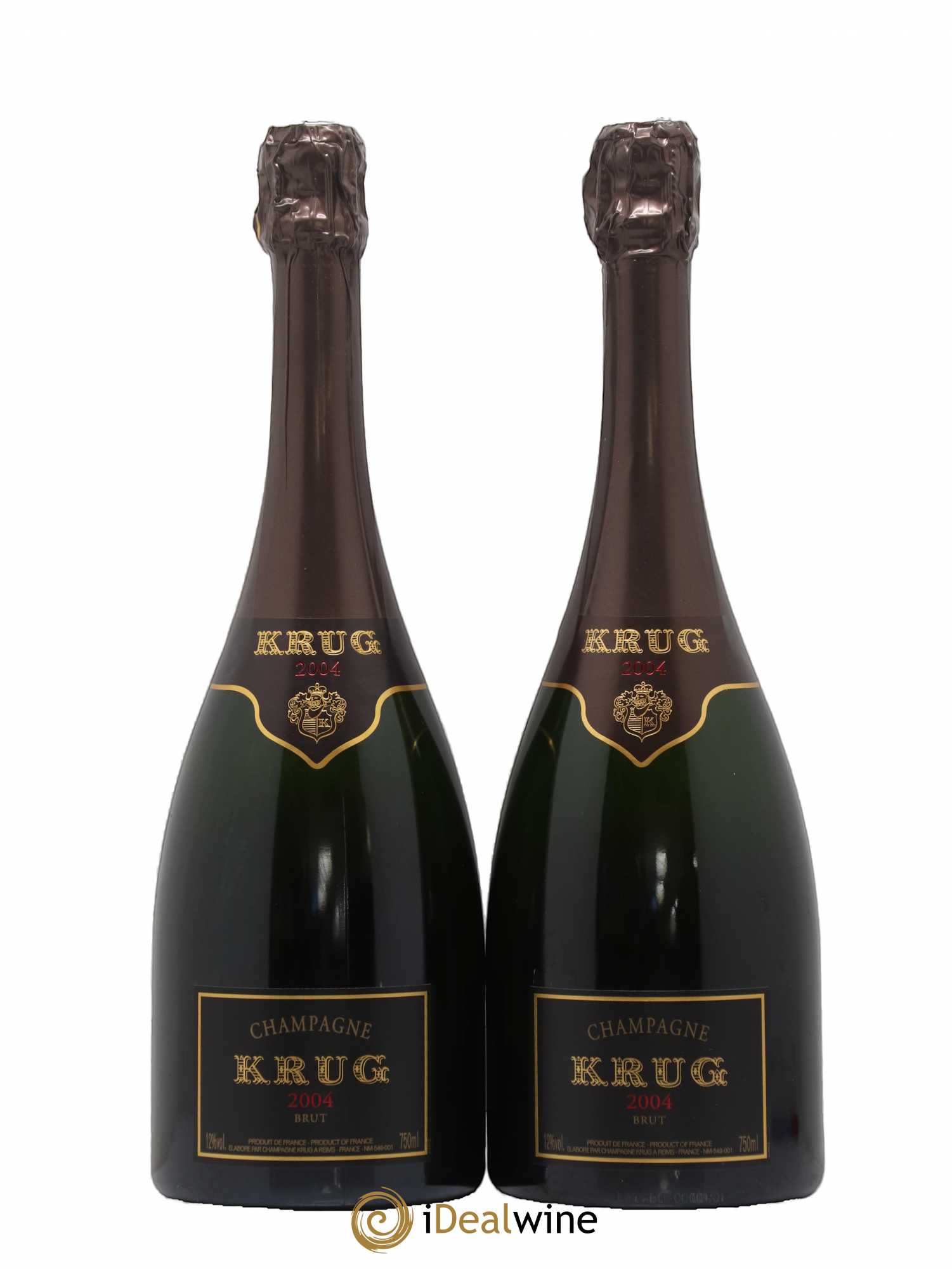 Vintage Krug Brut 2004 - Lot de 2 bouteilles - 0