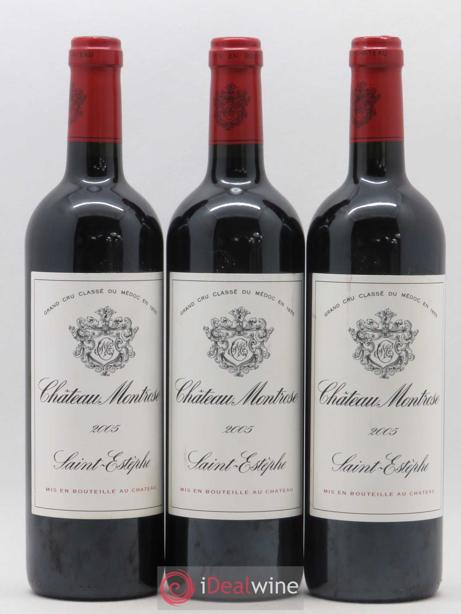 Château Montrose 2ème Grand Cru Classé 2005 - Lot de 3 bouteilles - 0