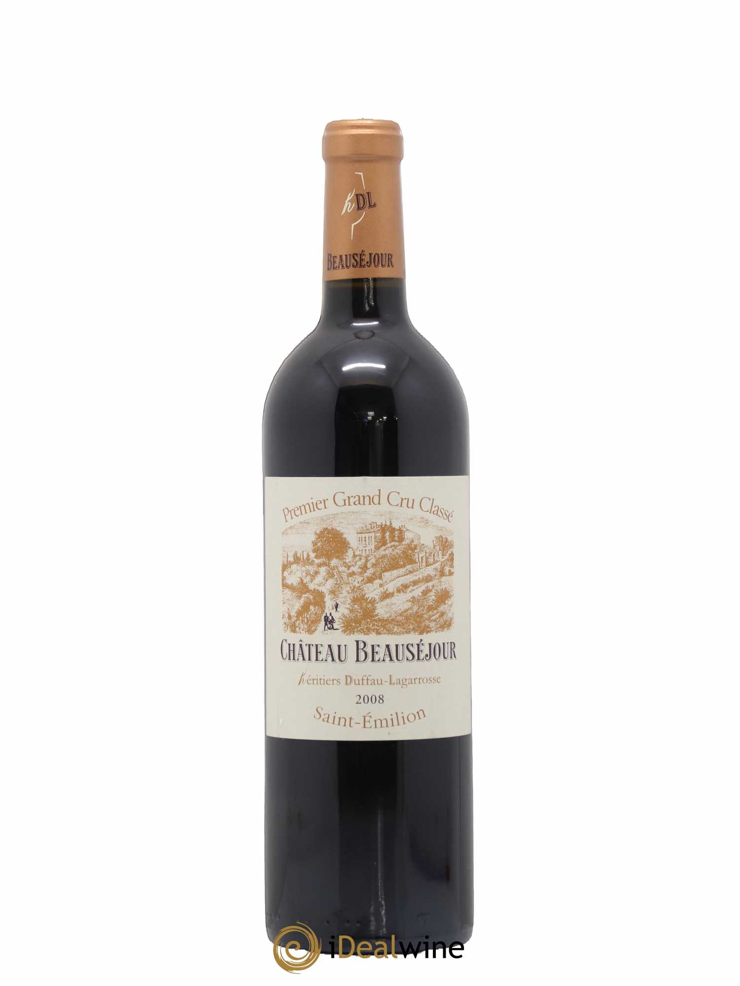 Château Beauséjour (Duffau-Lagarrosse) 1er Grand Cru Classé B 2008 - Lot de 1 bouteille - 0