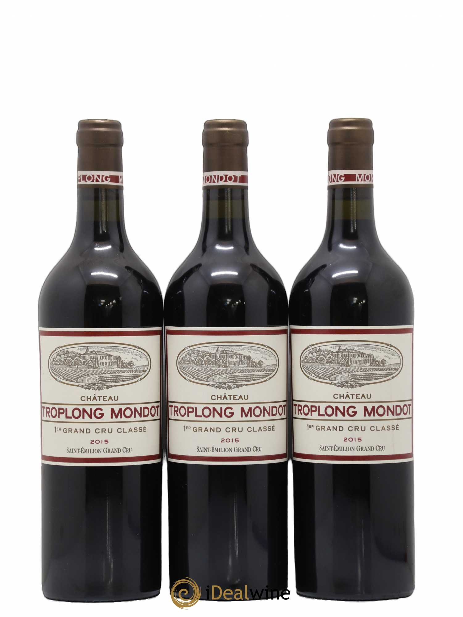 Château Troplong Mondot 1er Grand Cru Classé B 2015 - Lot de 6 bouteilles - 2