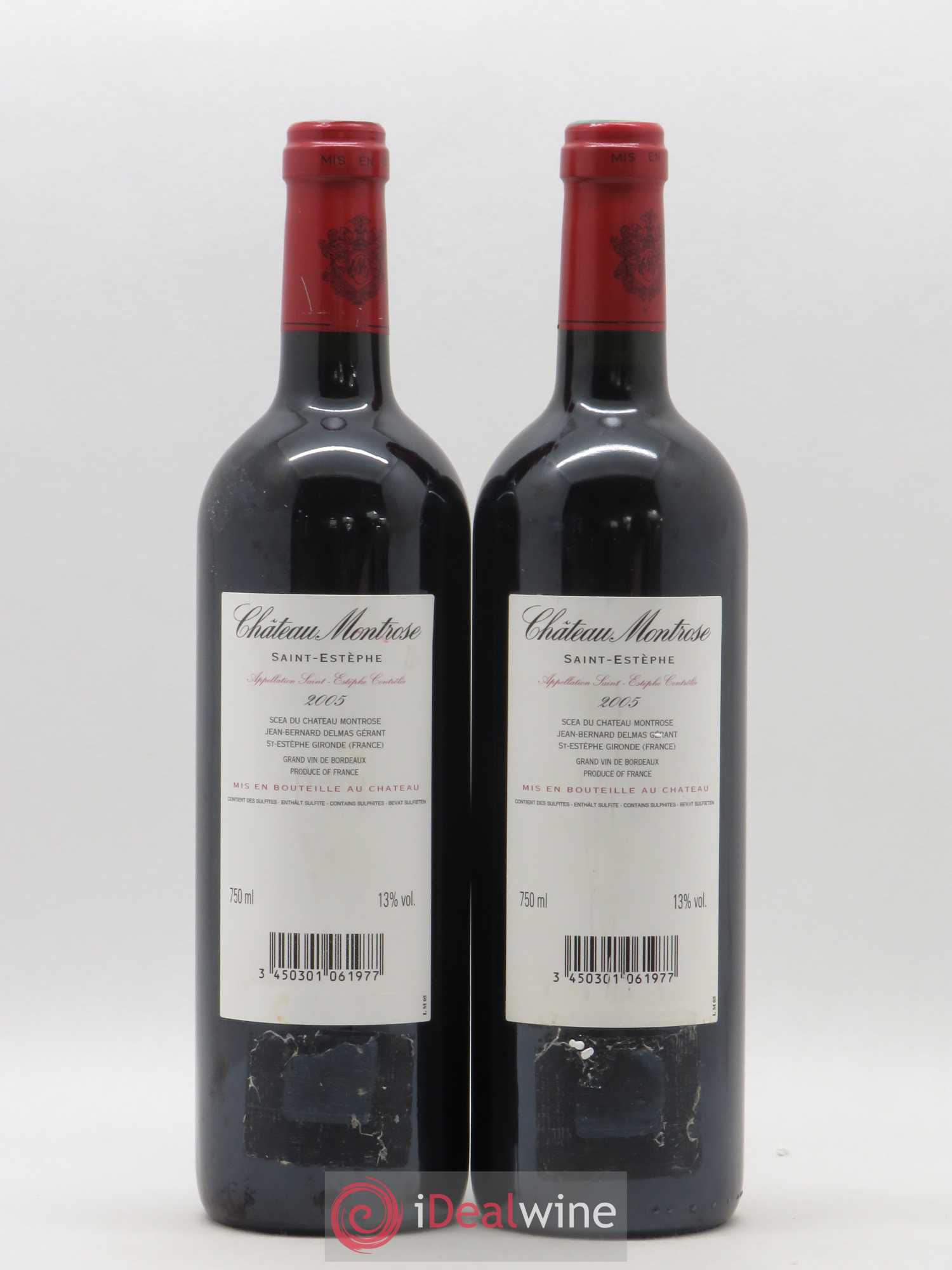 Château Montrose 2ème Grand Cru Classé 2005 - Lot de 2 bouteilles - 1