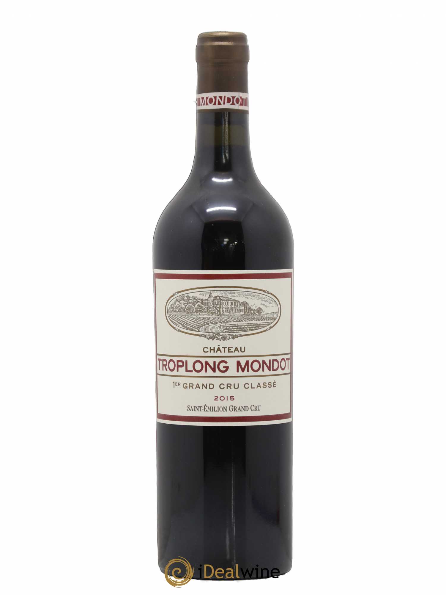 Château Troplong Mondot 1er Grand Cru Classé B 2015 - Lot de 1 bouteille - 0
