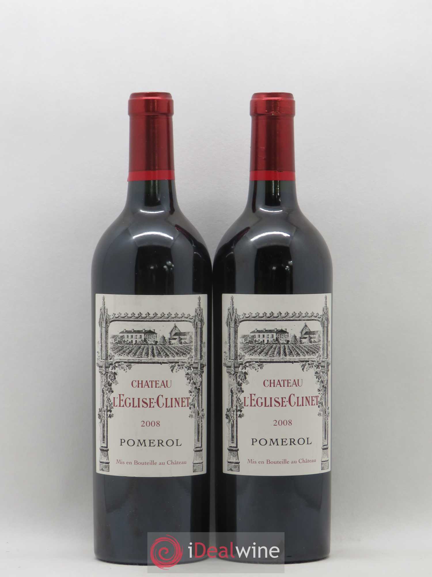 Château l' Église Clinet 2008 - Lot de 2 bouteilles - 0