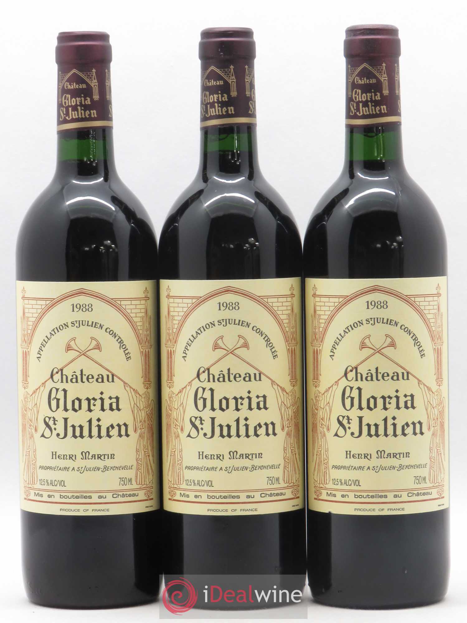 Château Gloria 1988 - Lot de 12 bouteilles - 2