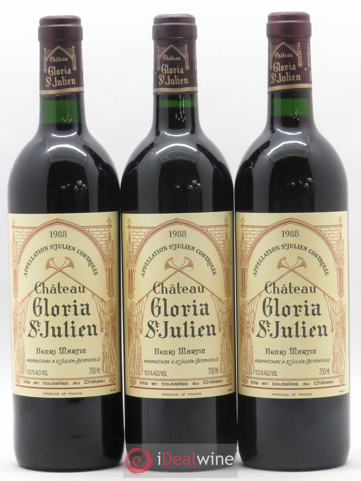 Château Gloria 1988 - Lot de 12 bouteilles - 3