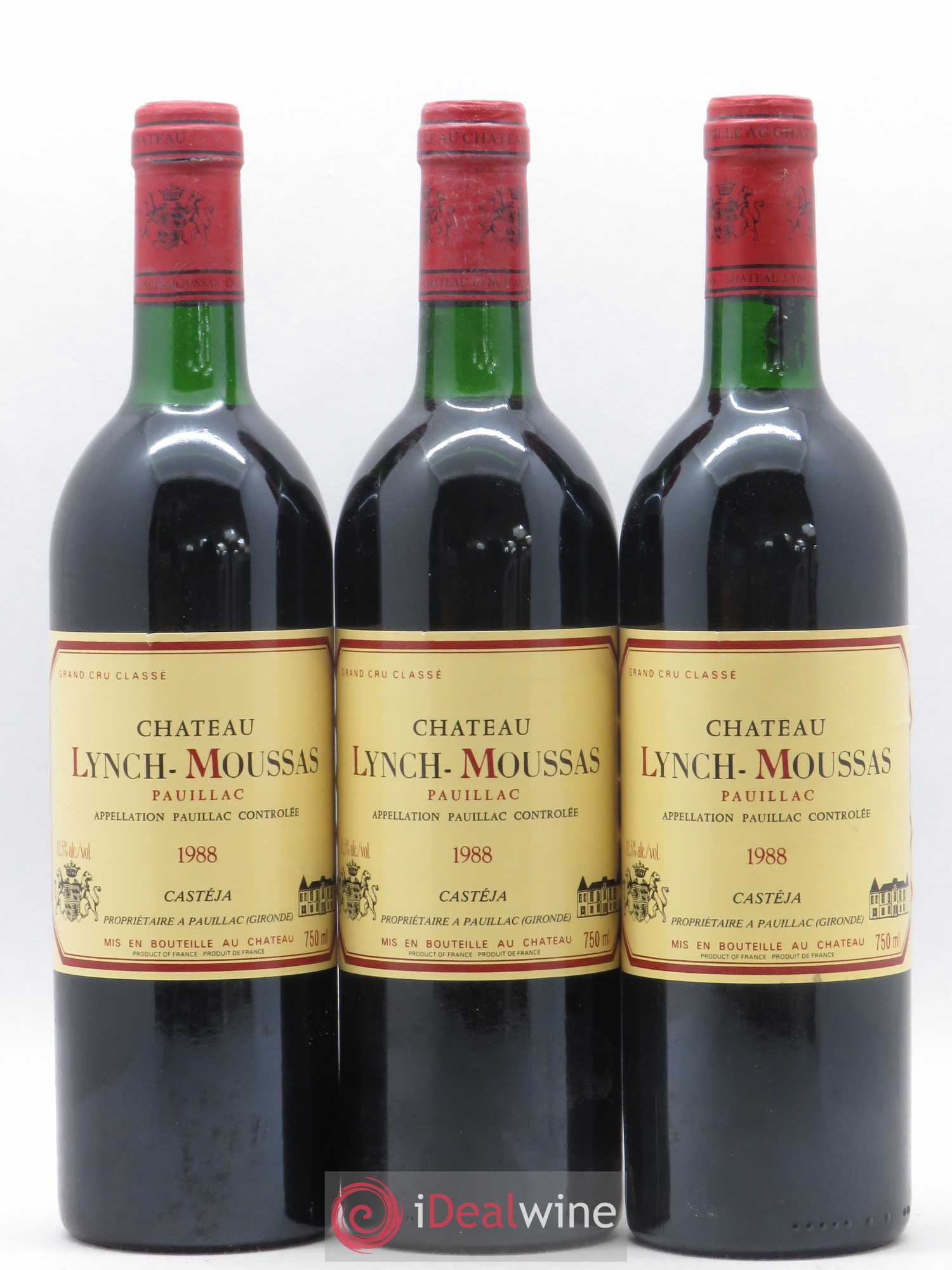Château Lynch Moussas 5ème Grand Cru Classé 1988 - Lotto di 12 bottiglie - 3