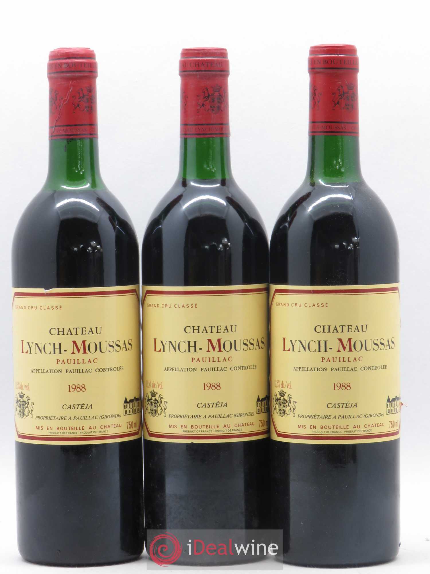 Château Lynch Moussas 5ème Grand Cru Classé 1988 - Lotto di 12 bottiglie - 4
