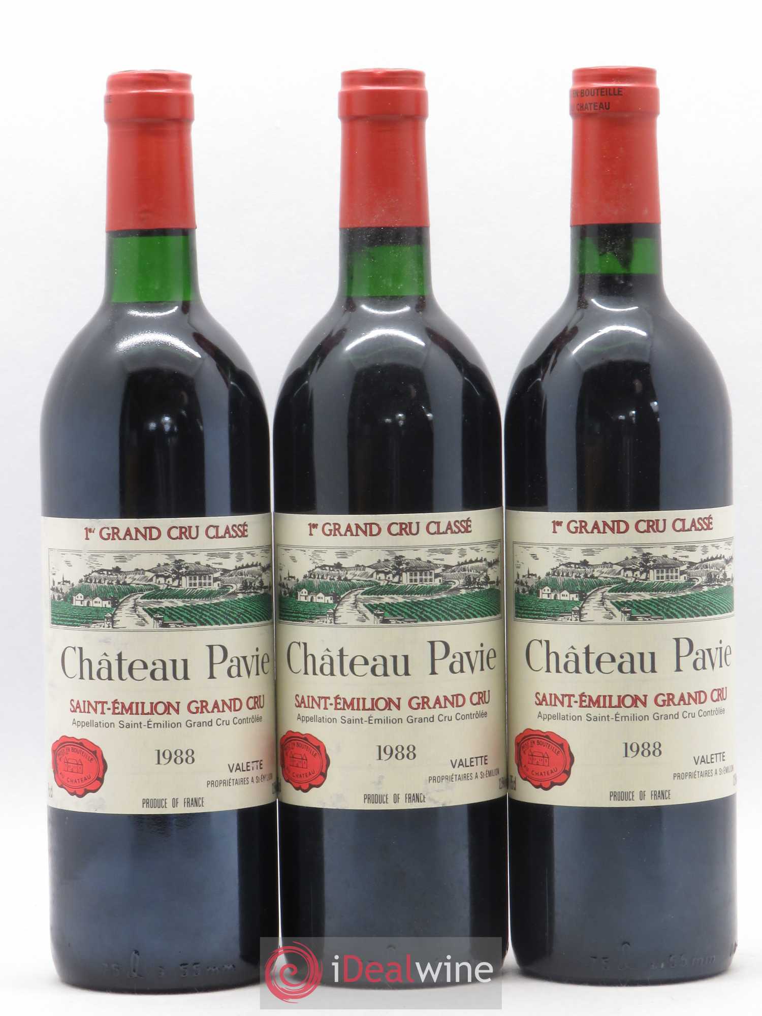 Château Pavie 1er Grand Cru Classé A 1988 - Lot de 12 bouteilles - 2