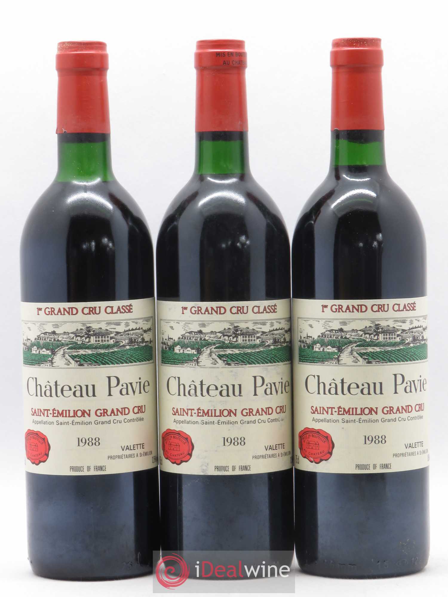 Château Pavie 1er Grand Cru Classé A 1988 - Lot de 12 bouteilles - 3