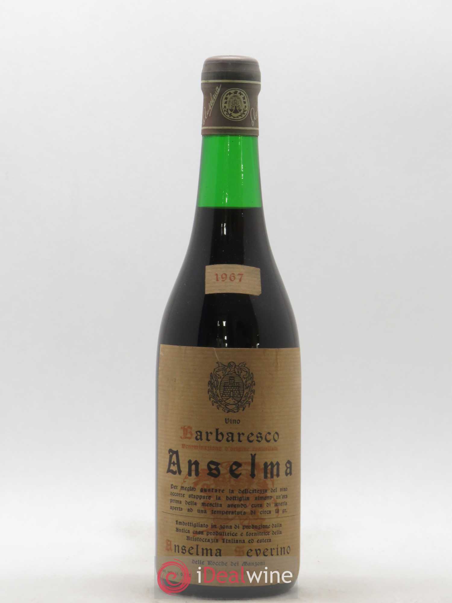 Barbaresco DOCG Anselma 1967 - Lot de 1 bouteille - 0
