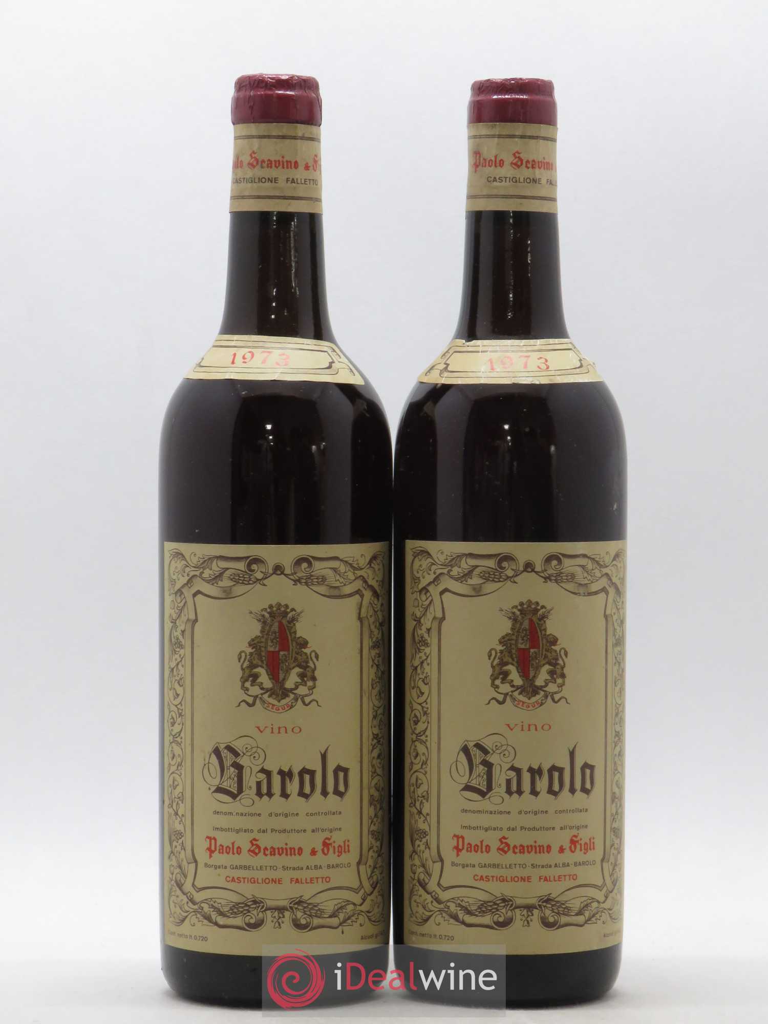 Barolo Paolo Sanavino 1973 - Posten von 2 Flaschen - 0
