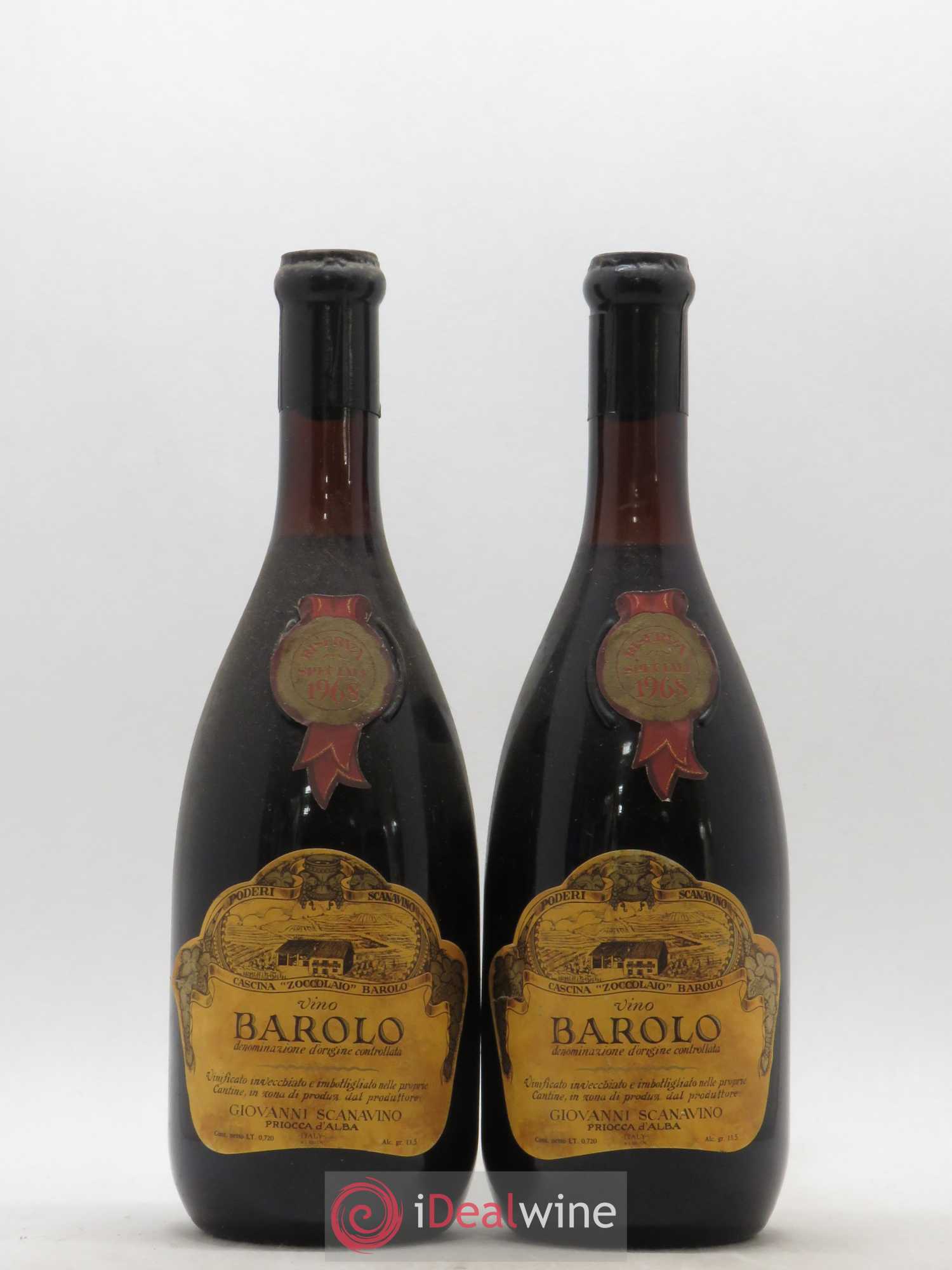 Barolo Riserva Speciale Scanavino 1968 - Posten von 2 Flaschen - 0