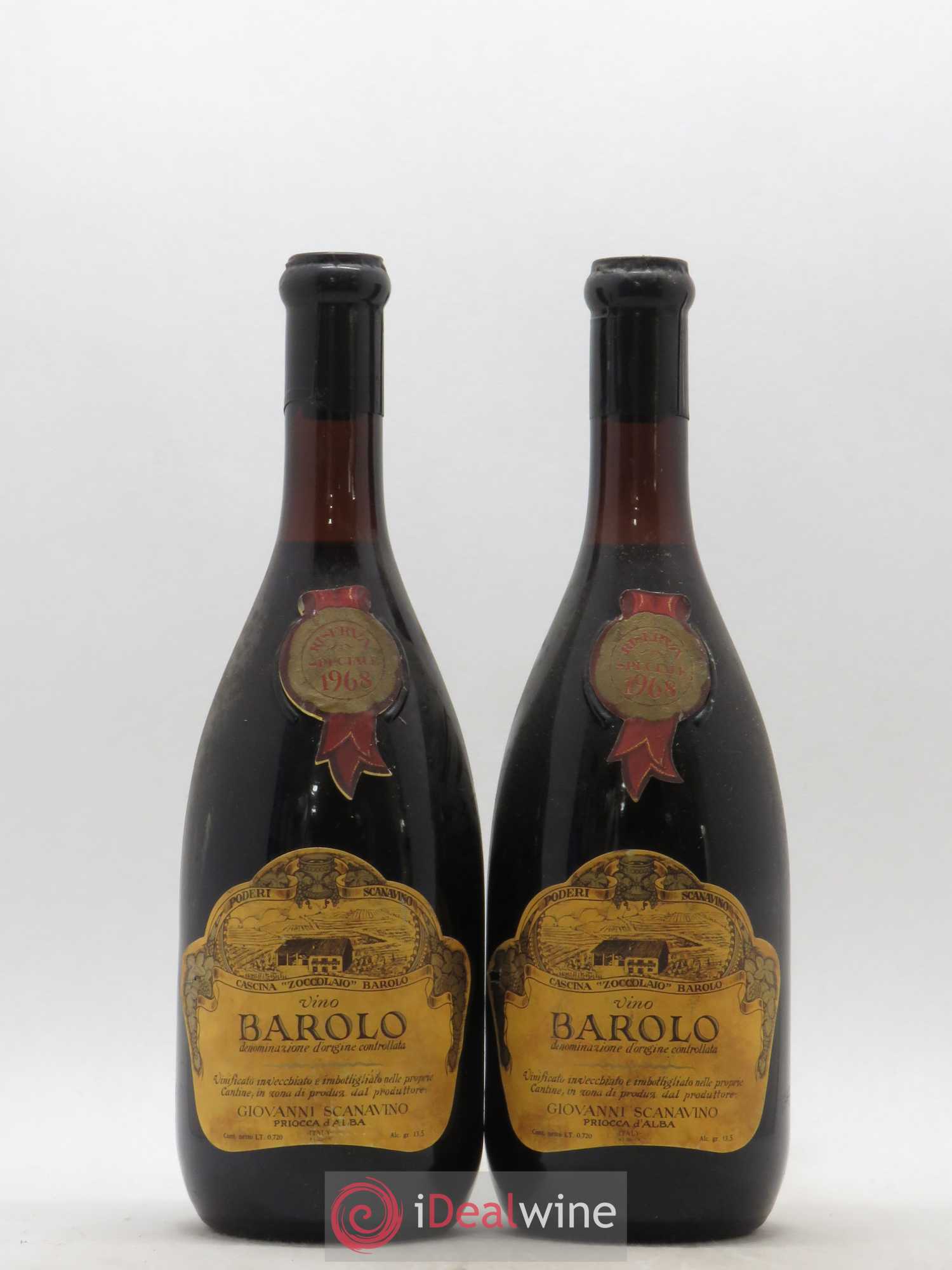 Barolo Riserva Speciale Scanavino 1968 - Posten von 2 Flaschen - 0