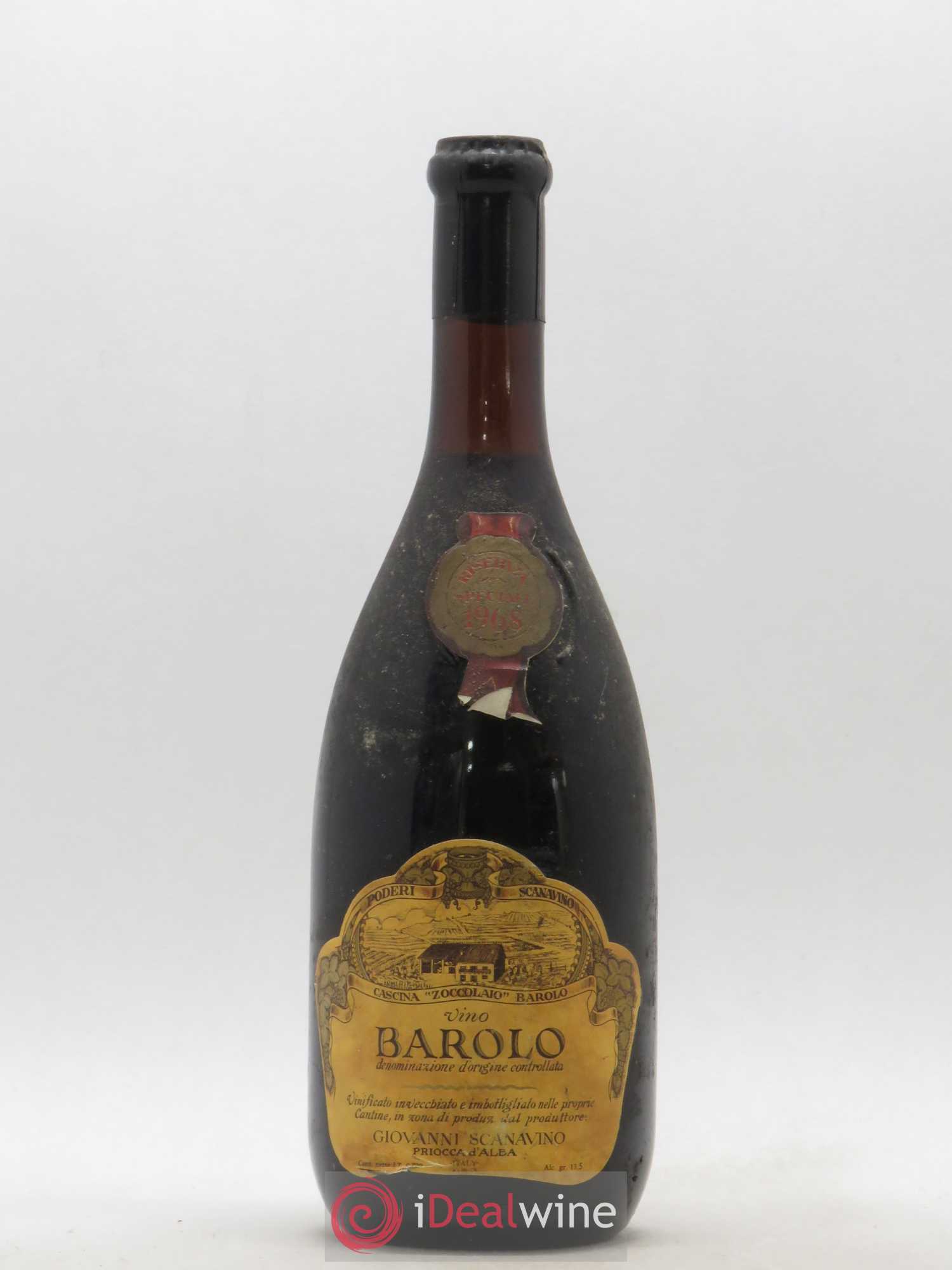 Barolo Riserva Speciale Scanavino 1968 - Lot de 1 bouteille - 0