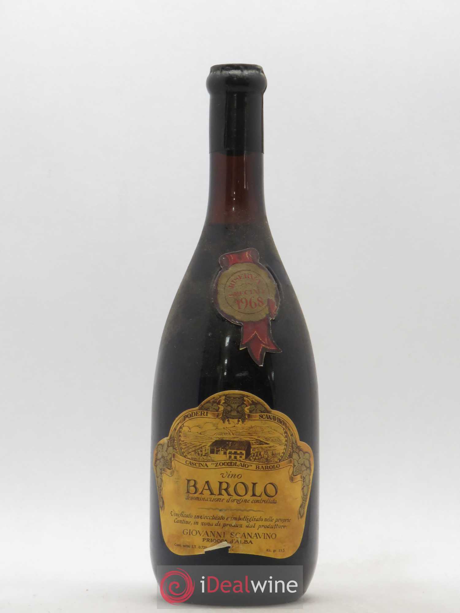 Barolo Riserva Speciale Scanavino 1968 - Lot de 1 bouteille - 0