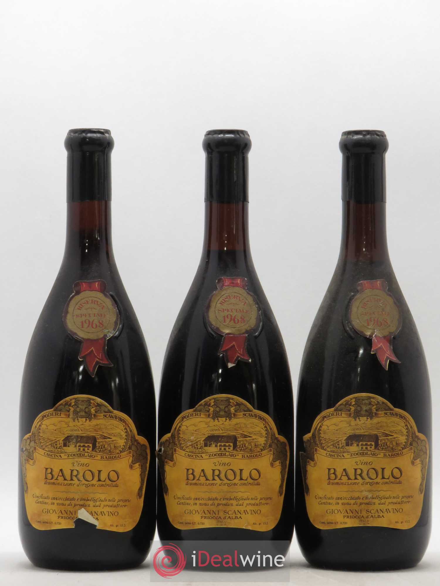 Barolo Riserva Speciale Scanavino 1968 - Posten von 6 Flaschen - 2