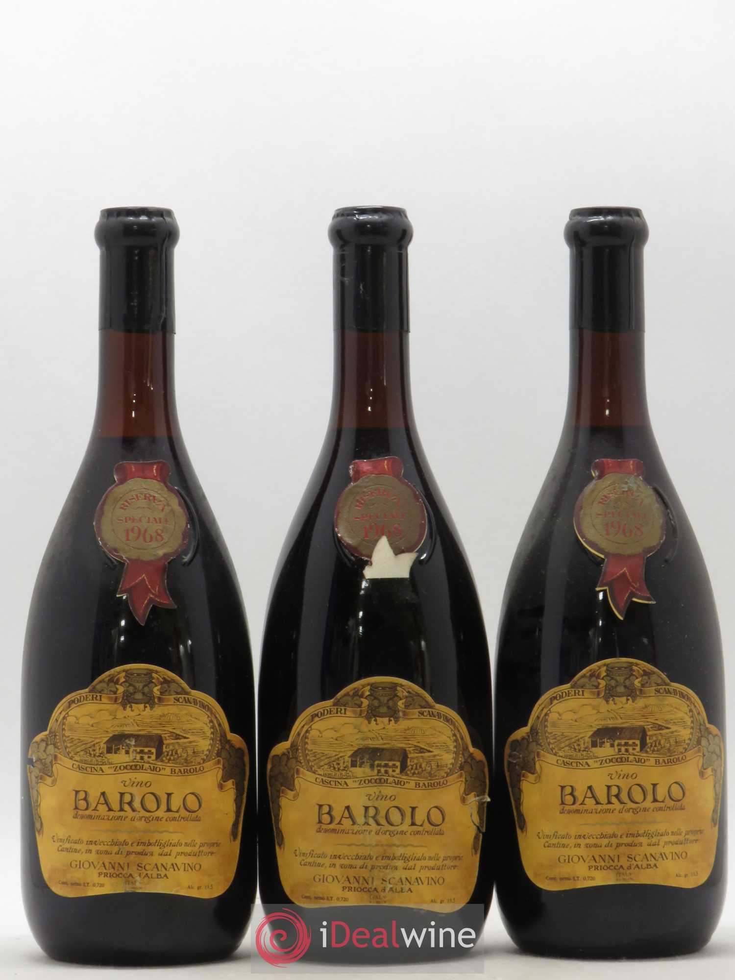 Barolo Riserva Speciale Scanavino 1968 - Lot de 12 bouteilles - 3