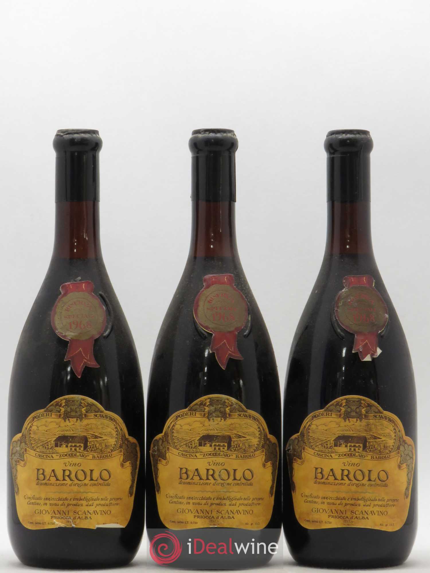 Barolo Riserva Speciale Scanavino 1968 - Lot de 12 bouteilles - 4